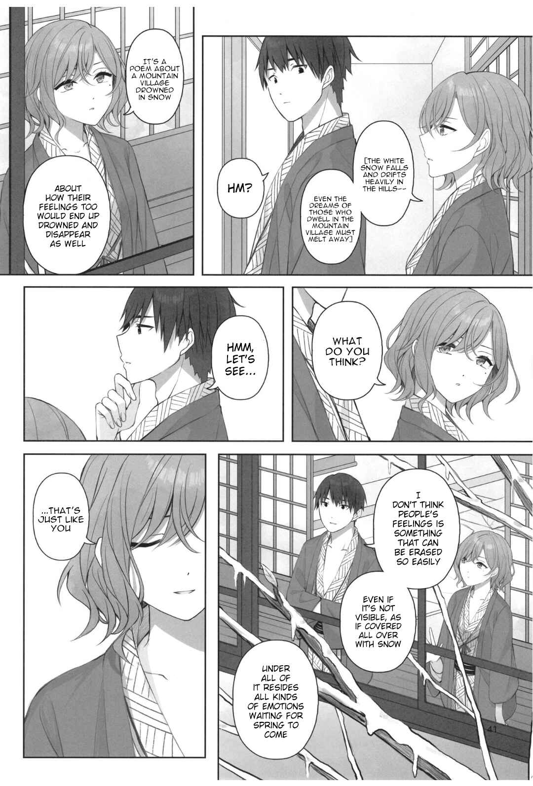 Page 42 Chapter Unknown_613d THE iDOLM@STER: Shiny Colors - The Blaze of the Snowy Silver Sky (Doujinshi)