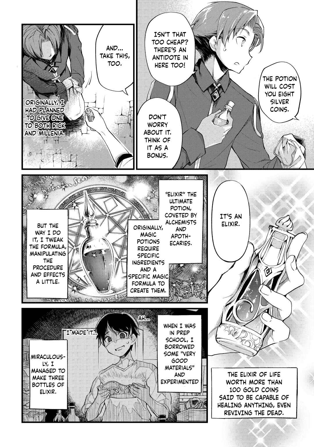 Page 17 Chapter 8 Ochikobore [☆1] Mahou Tsukai wa, Kyou mo Muishiki ni Cheat wo Tsukau