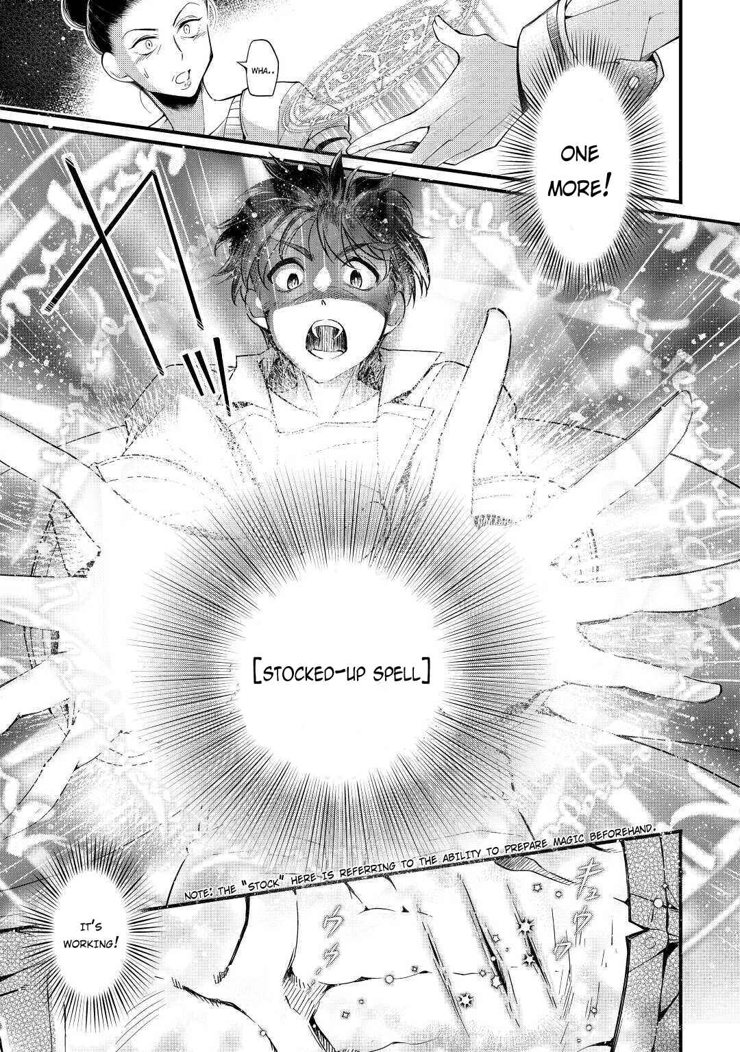 Page 6 Chapter 4 Ochikobore [☆1] Mahou Tsukai wa, Kyou mo Muishiki ni Cheat wo Tsukau