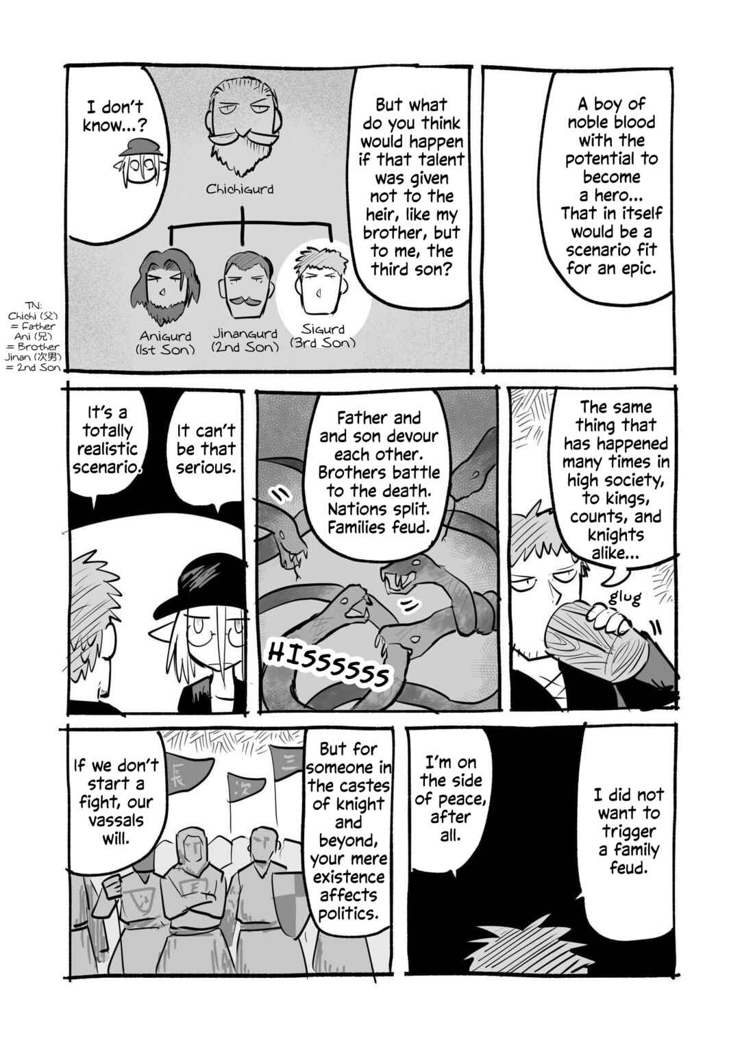 Page 4 Chapter 4.2 Ryuu to Yuusha to Haitatsunin Shikaban
