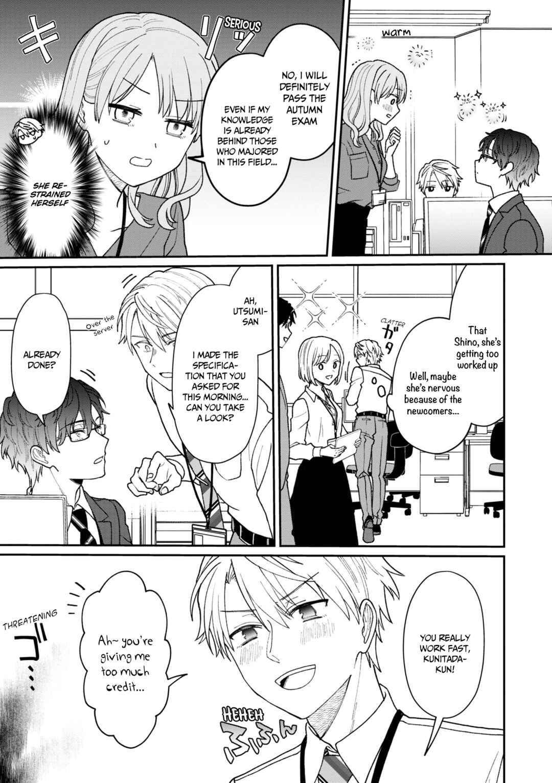 Page 4 Chapter 24 Kuuki ga Yomeru Shinnyuu Shain to Buaisou na Senpai