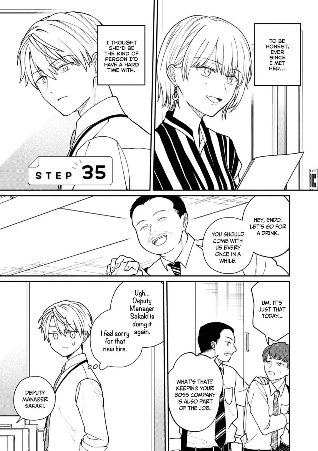 Page 2 Chapter 35 Kuuki ga Yomeru Shinnyuu Shain to Buaisou na Senpai