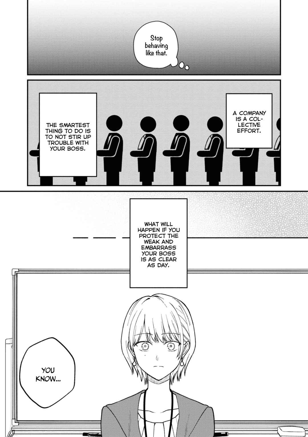 Page 4 Chapter 35 Kuuki ga Yomeru Shinnyuu Shain to Buaisou na Senpai