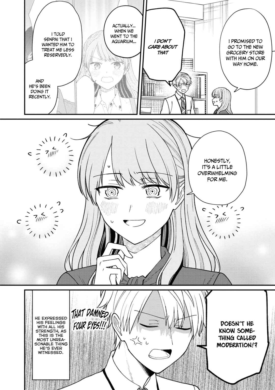 Page 5 Chapter 34 Kuuki ga Yomeru Shinnyuu Shain to Buaisou na Senpai