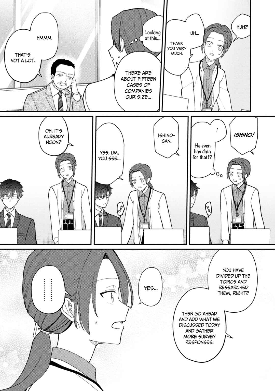 Page 8 Chapter 48 Kuuki ga Yomeru Shinnyuu Shain to Buaisou na Senpai