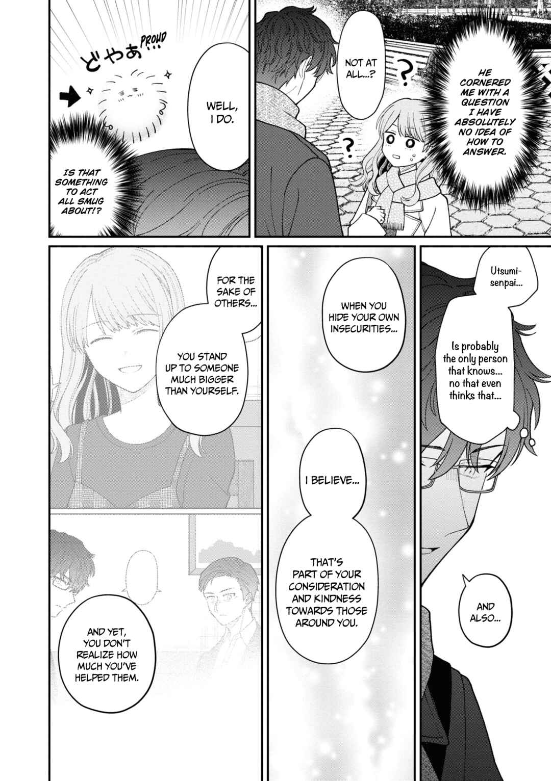 Page 35 Chapter 52 Kuuki ga Yomeru Shinnyuu Shain to Buaisou na Senpai
