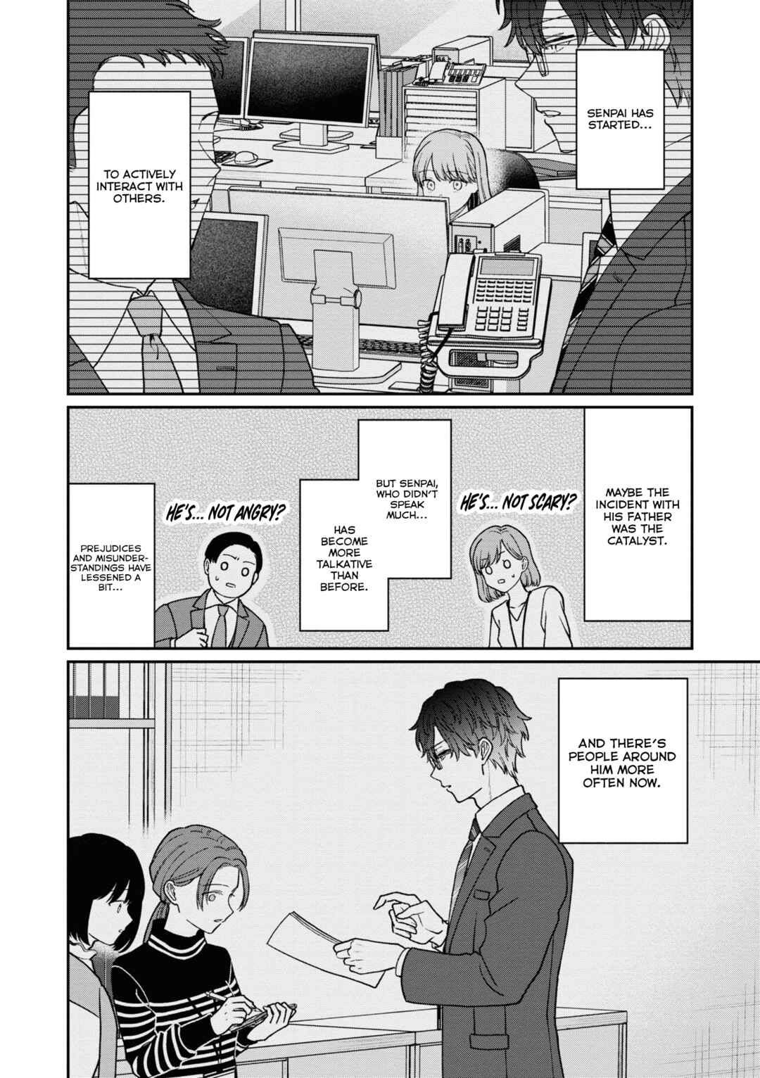Page 5 Chapter 52 Kuuki ga Yomeru Shinnyuu Shain to Buaisou na Senpai