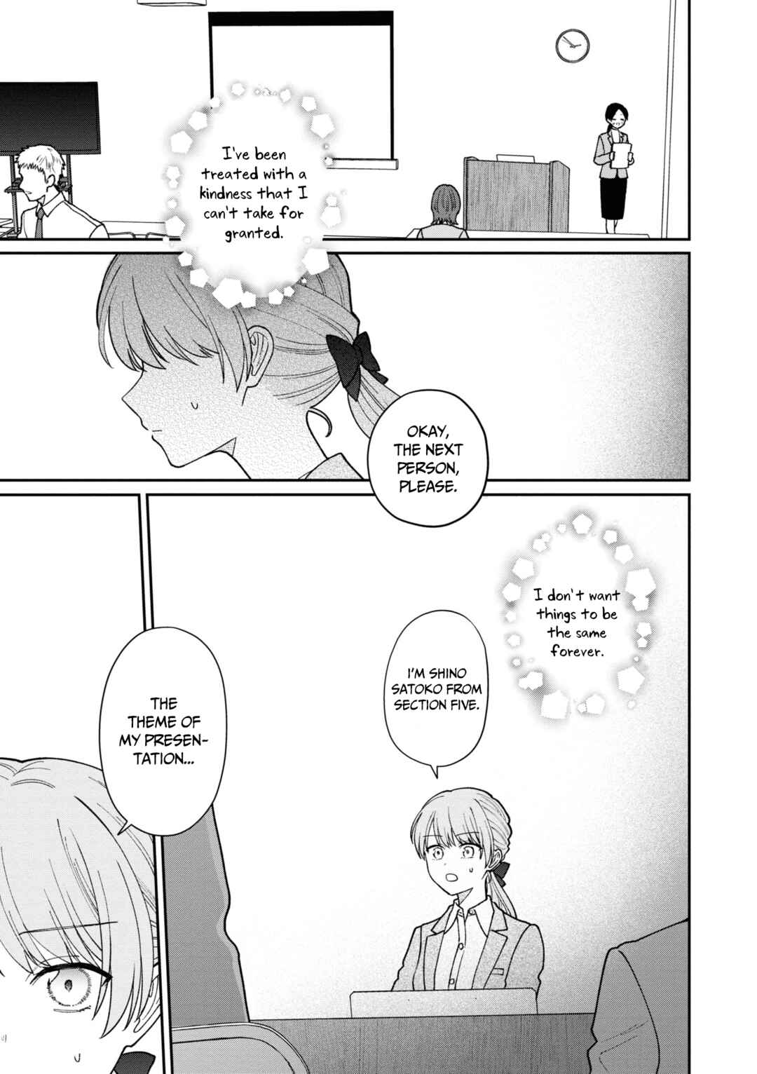 Page 10 Chapter 40 Kuuki ga Yomeru Shinnyuu Shain to Buaisou na Senpai
