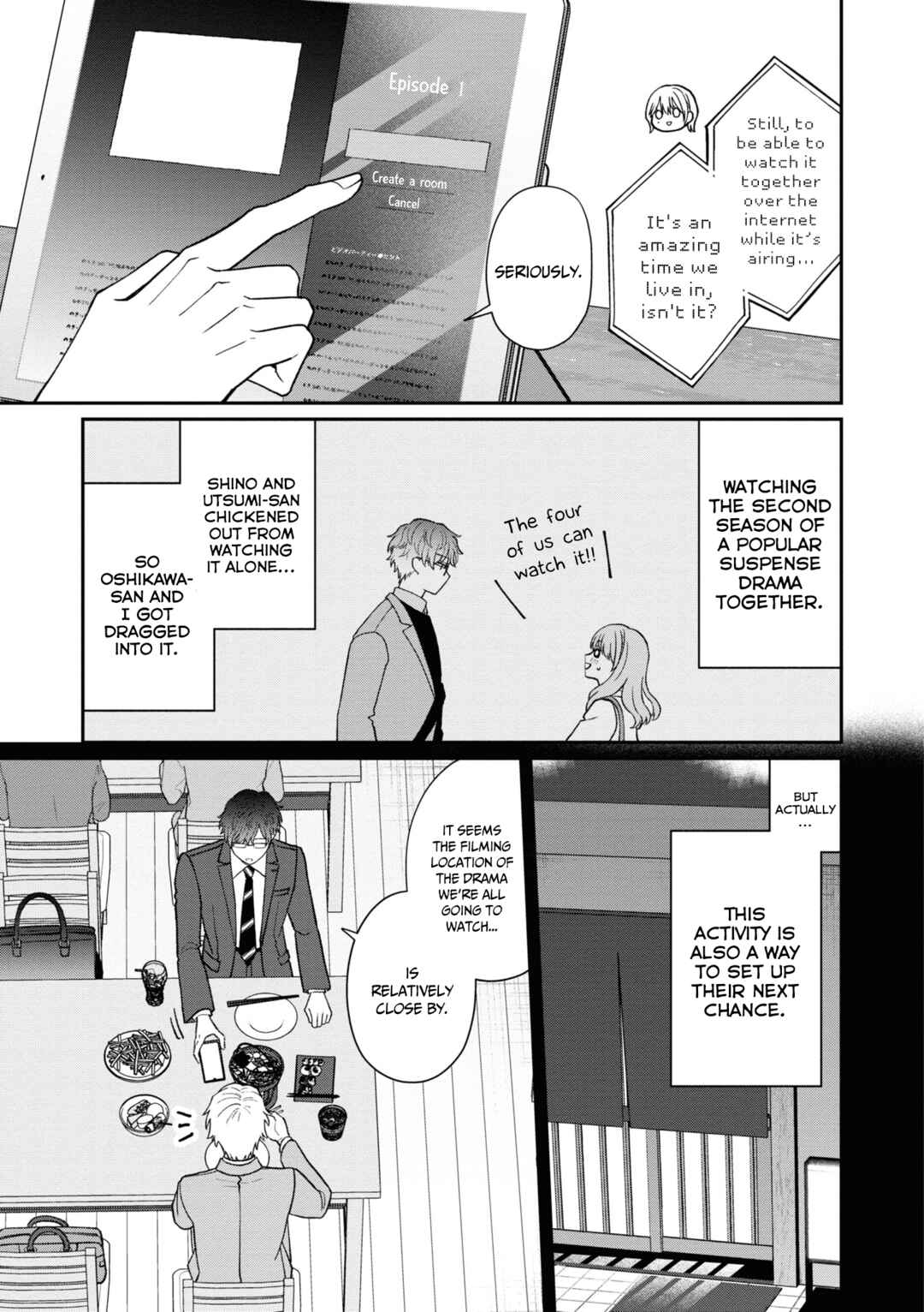 Page 4 Chapter 51 Kuuki ga Yomeru Shinnyuu Shain to Buaisou na Senpai