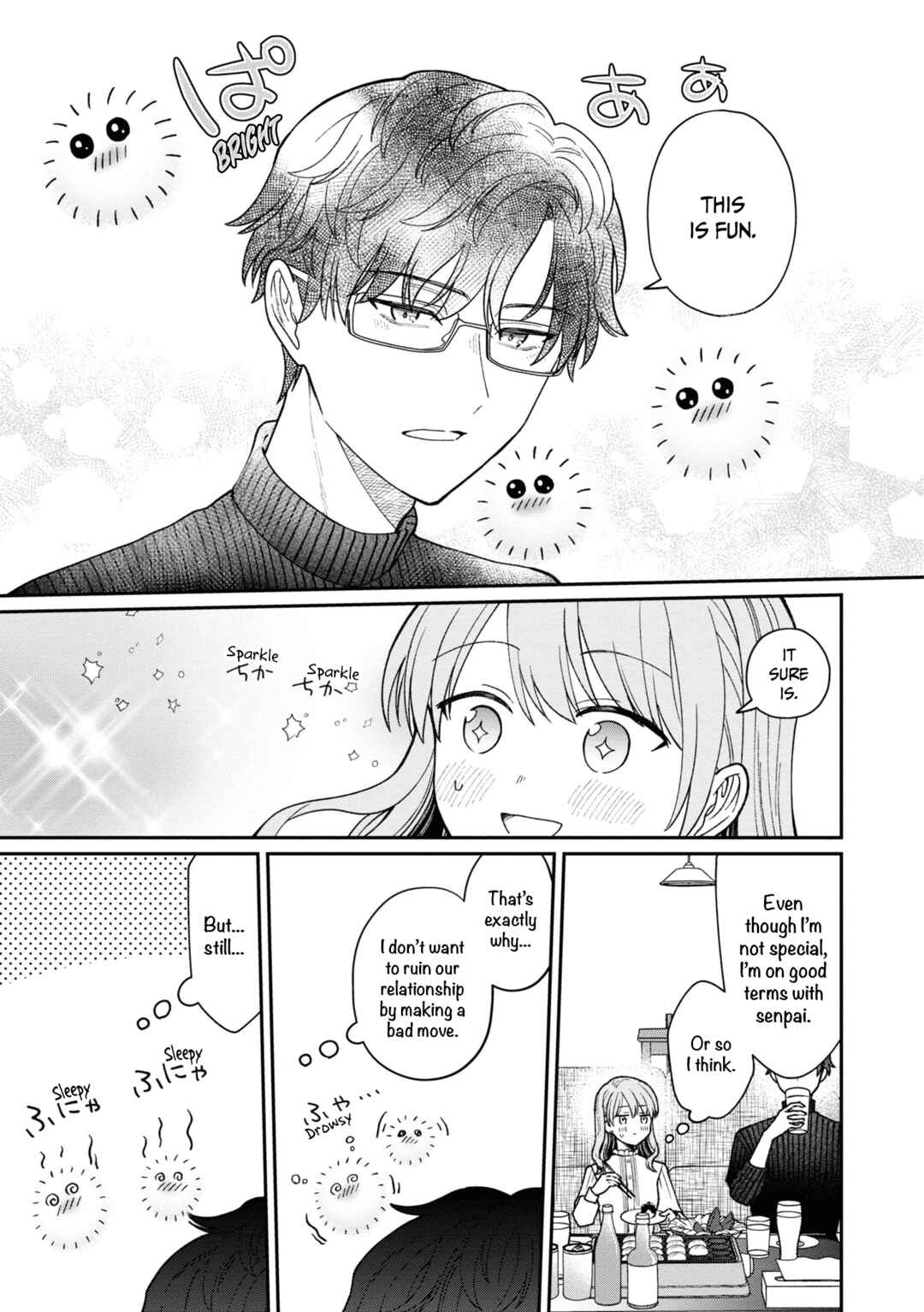 Page 4 Chapter 38 Kuuki ga Yomeru Shinnyuu Shain to Buaisou na Senpai