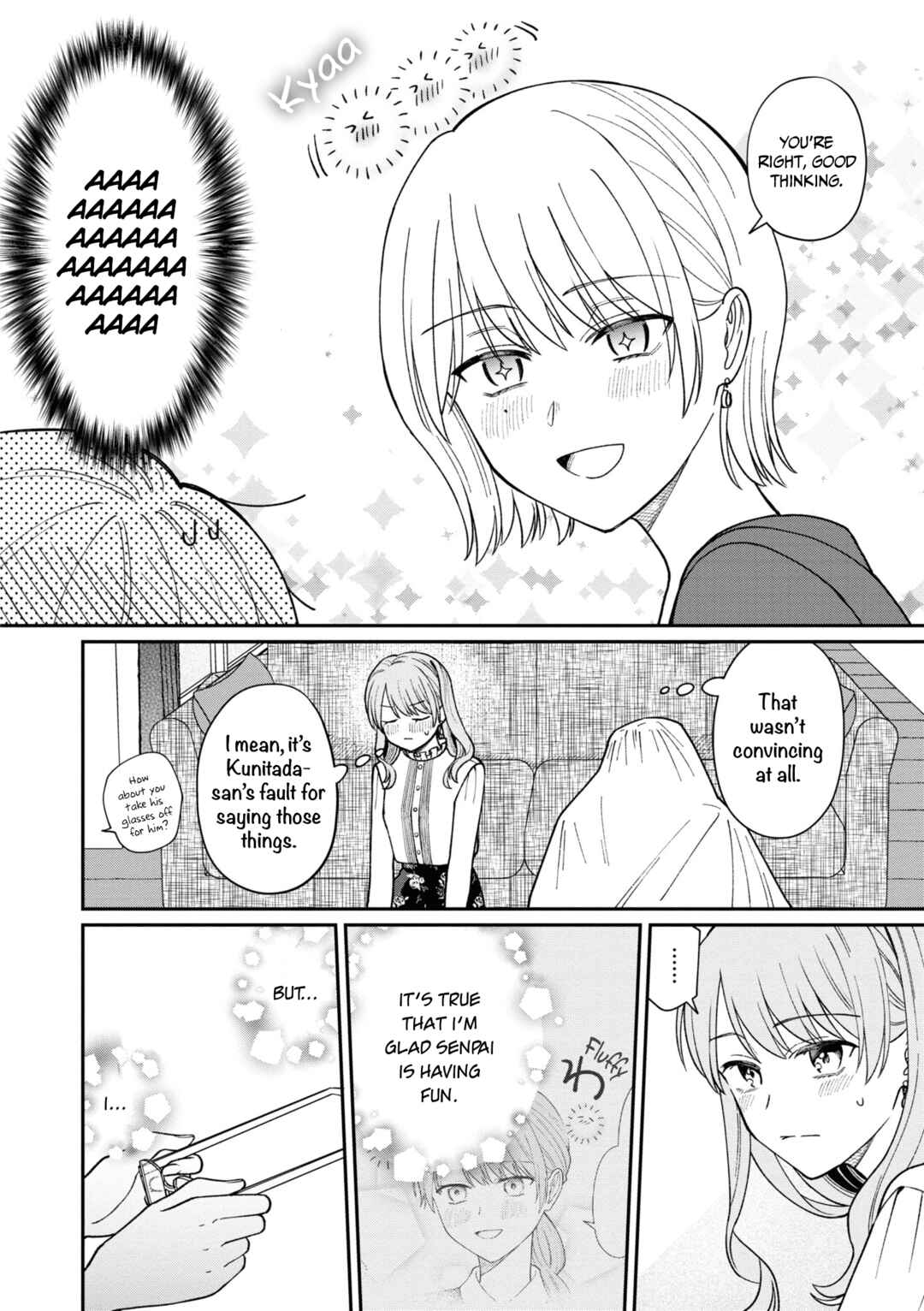 Page 7 Chapter 38 Kuuki ga Yomeru Shinnyuu Shain to Buaisou na Senpai
