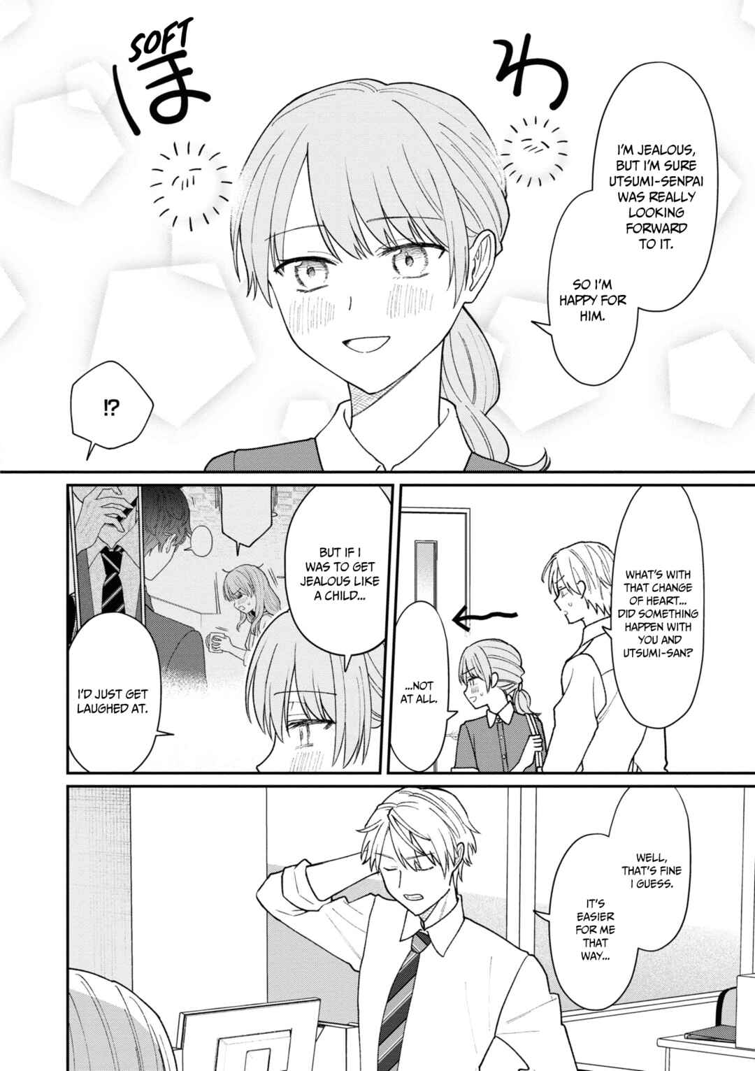 Page 9 Chapter 33 Kuuki ga Yomeru Shinnyuu Shain to Buaisou na Senpai