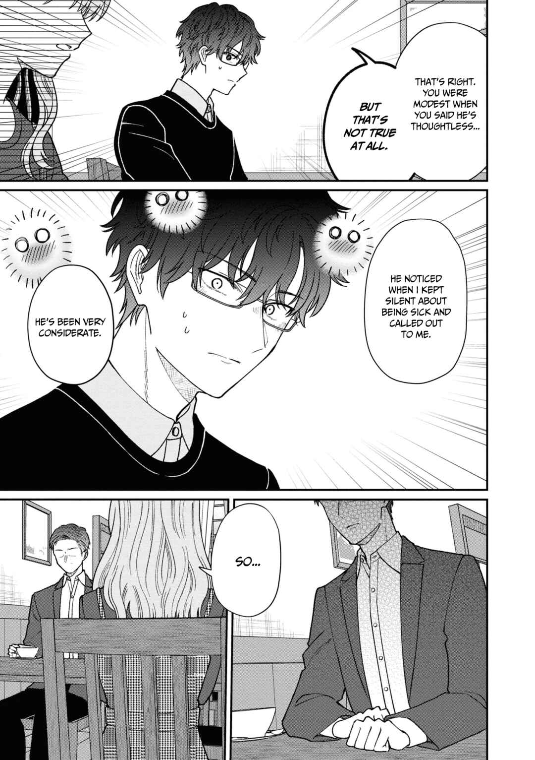 Page 14 Chapter 42 Kuuki ga Yomeru Shinnyuu Shain to Buaisou na Senpai