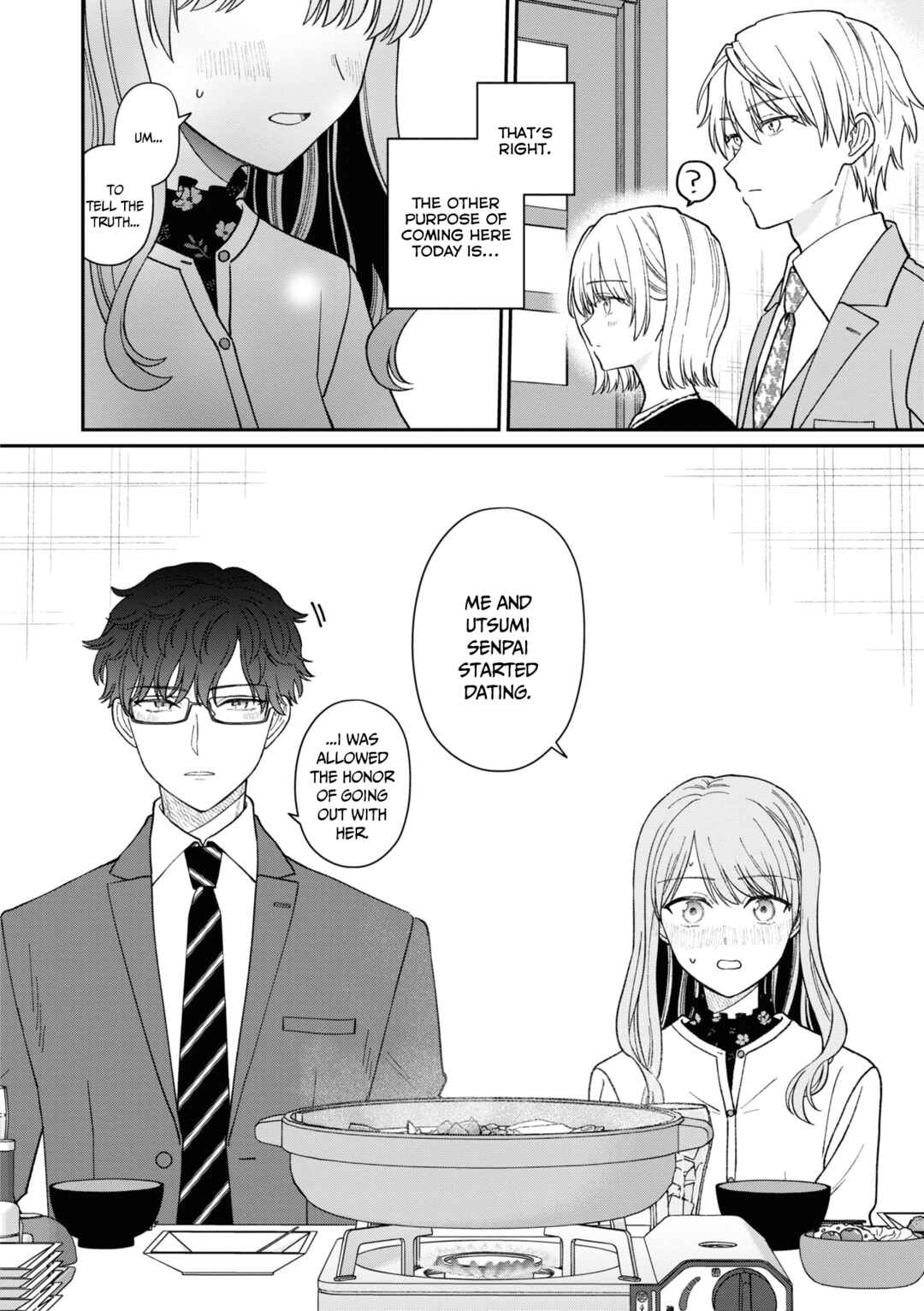 Page 3 Chapter 54.5 Kuuki ga Yomeru Shinnyuu Shain to Buaisou na Senpai