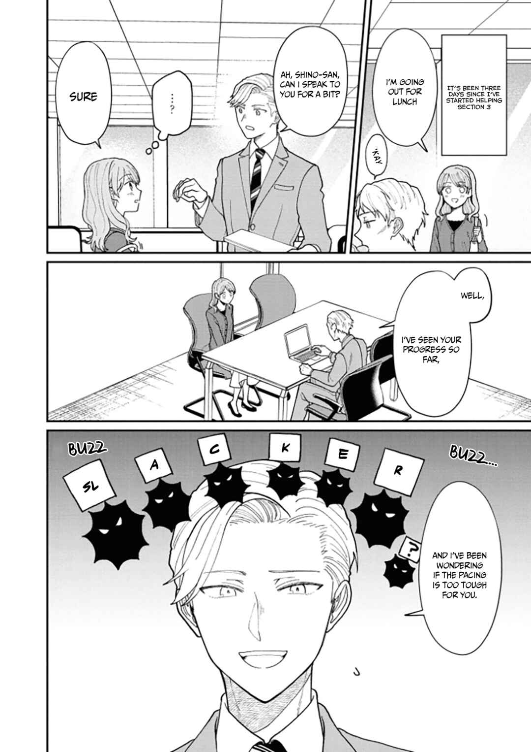 Page 7 Chapter 13 Kuuki ga Yomeru Shinnyuu Shain to Buaisou na Senpai