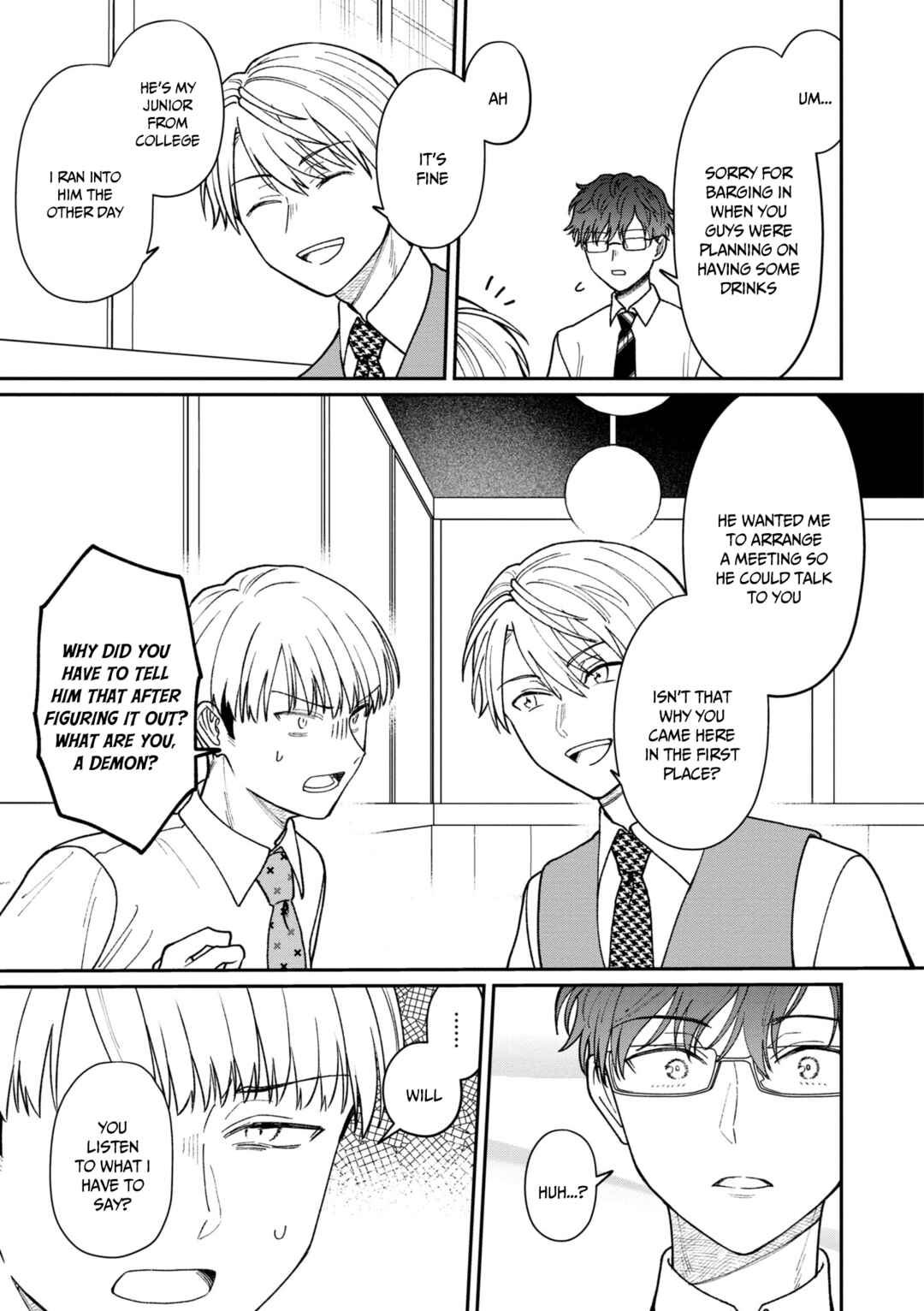 Page 4 Chapter 30 Kuuki ga Yomeru Shinnyuu Shain to Buaisou na Senpai