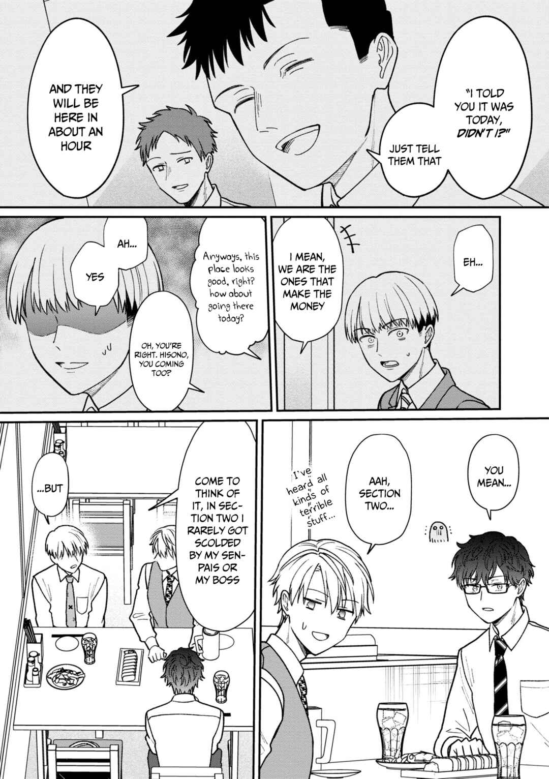 Page 6 Chapter 30 Kuuki ga Yomeru Shinnyuu Shain to Buaisou na Senpai