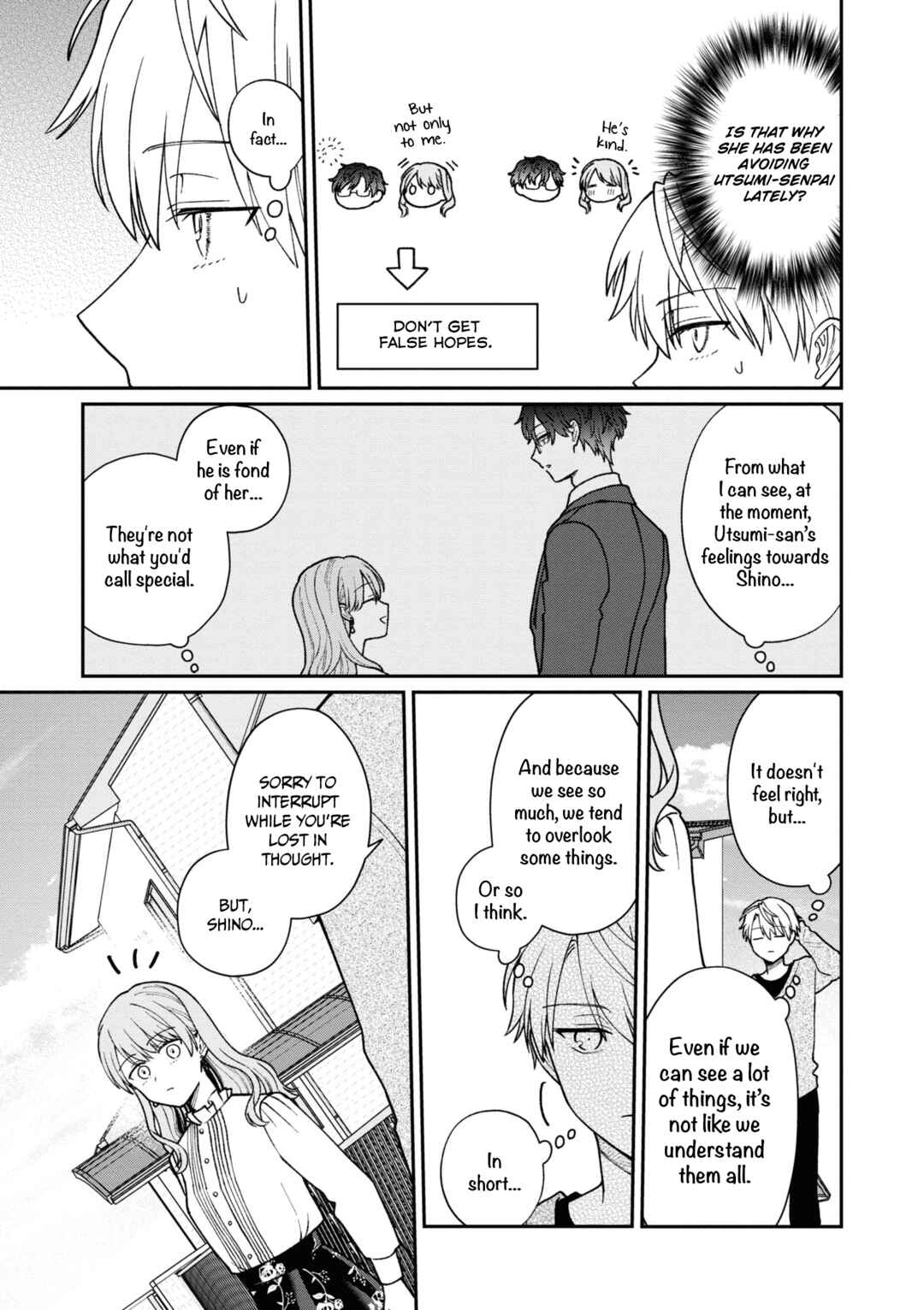 Page 12 Chapter 37 Kuuki ga Yomeru Shinnyuu Shain to Buaisou na Senpai
