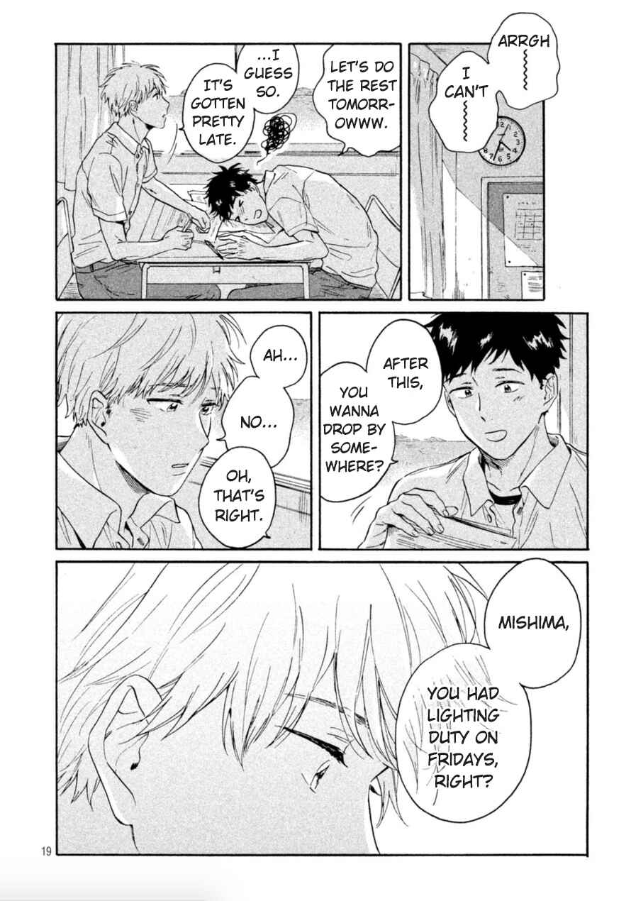 Page 19 Chapter 5 Bokura wo Hedateru Ao to Shiro