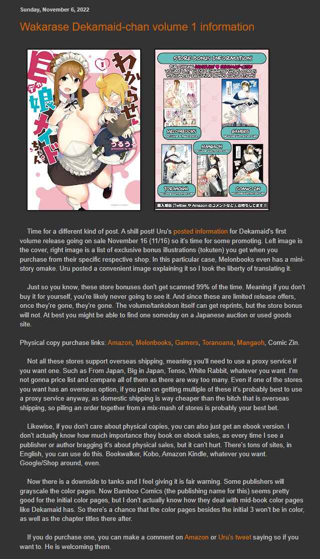 Page 12 Chapter 9.1 Wakarase ♥ Dekamaid-chan
