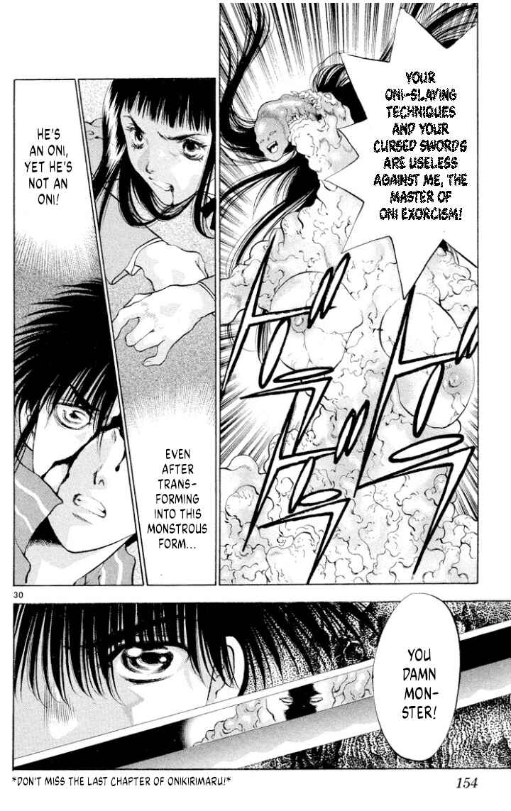 Page 30 Chapter 109 Onikirimaru