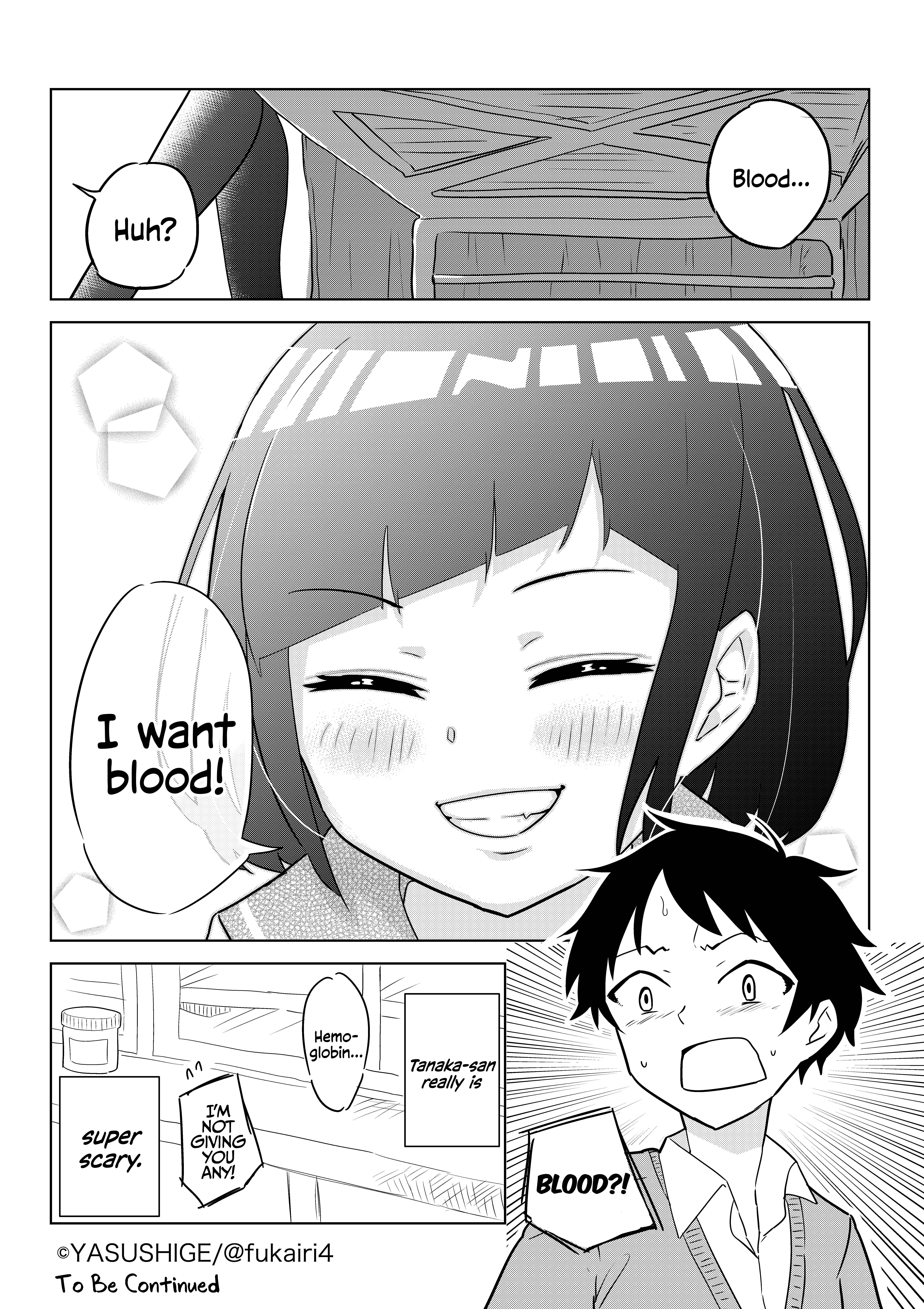 Page 4 Chapter 3 Classmate no Tanaka-san wa Sugoku Kowai (Webcomic)