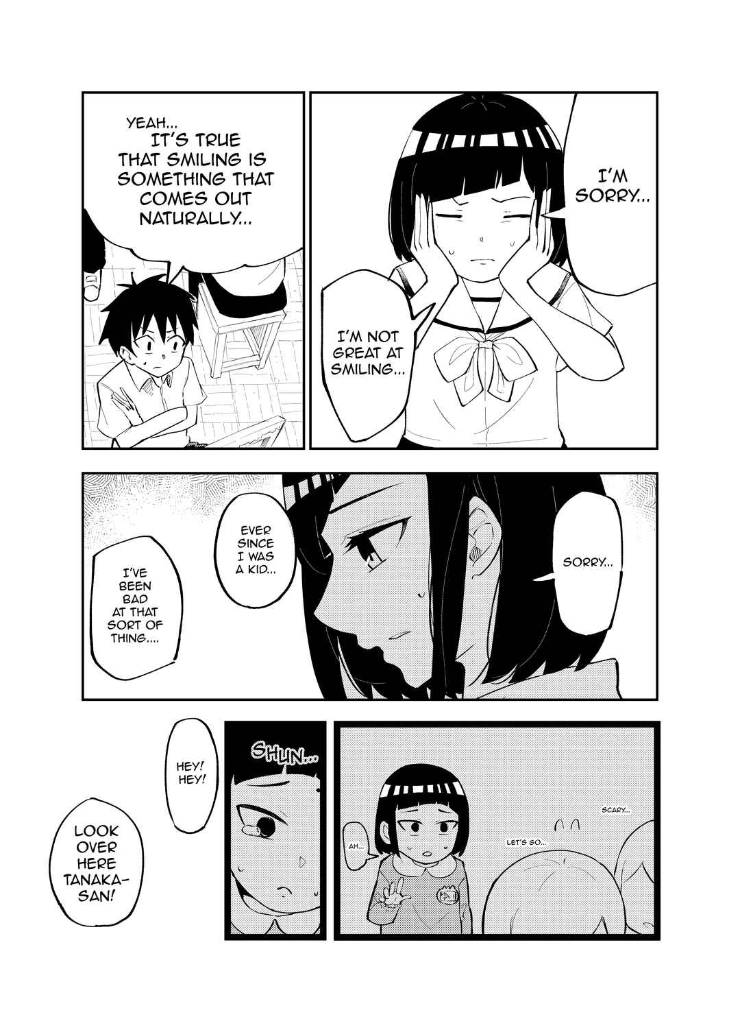 Page 3 Chapter 17 Classmate no Tanaka-san wa Sugoku Kowai (Webcomic)