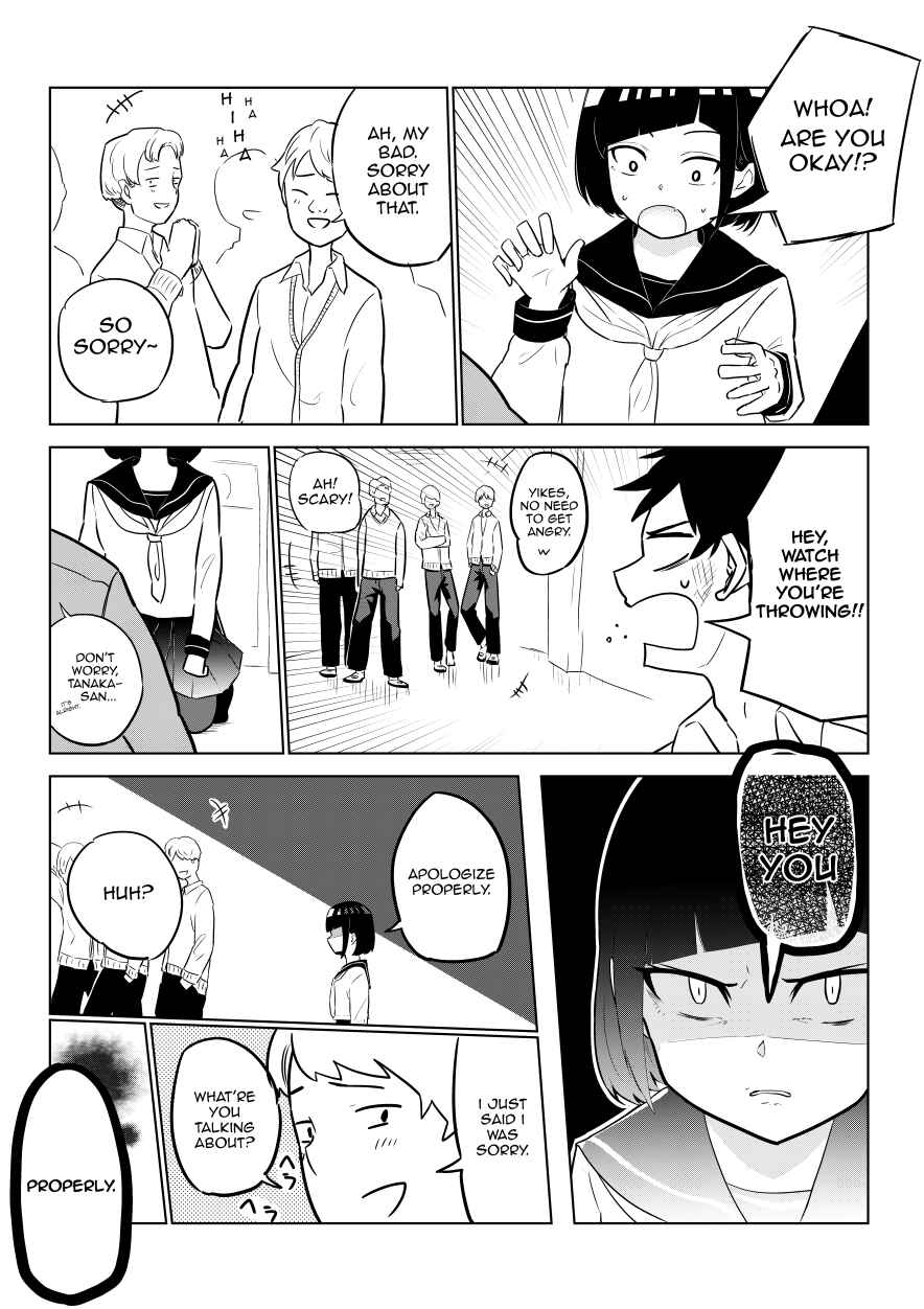 Page 3 Chapter 4 Classmate no Tanaka-san wa Sugoku Kowai (Webcomic)