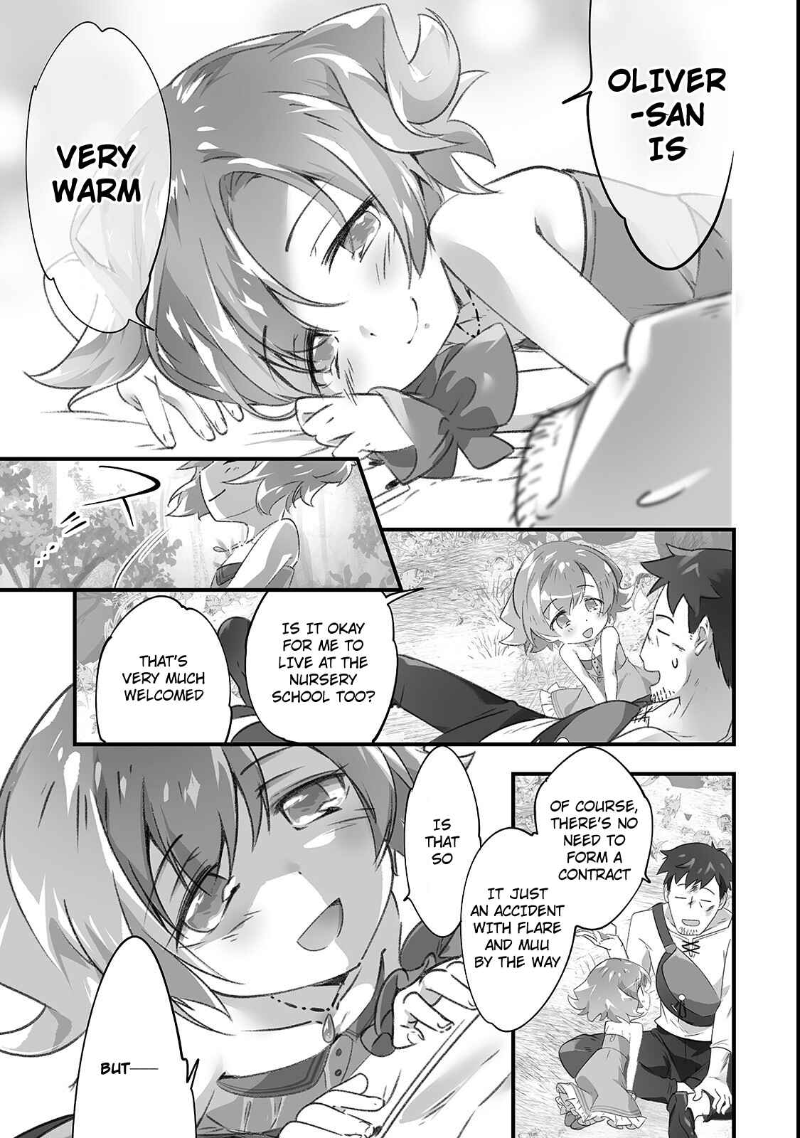 Page 14 Chapter 7 Isekai Hoikuen wo Hirakimashita ~Fusei Skill de Saikyou Loli Seirei-tachi wa Deredere desu~