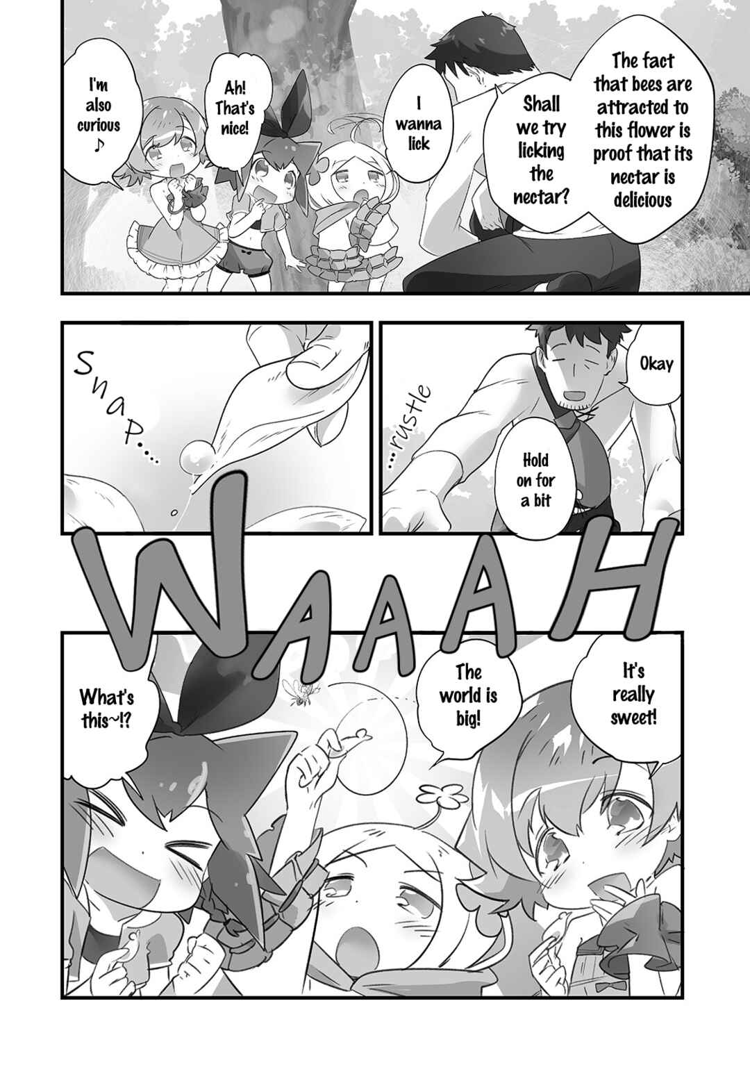 Page 7 Chapter 8 Isekai Hoikuen wo Hirakimashita ~Fusei Skill de Saikyou Loli Seirei-tachi wa Deredere desu~