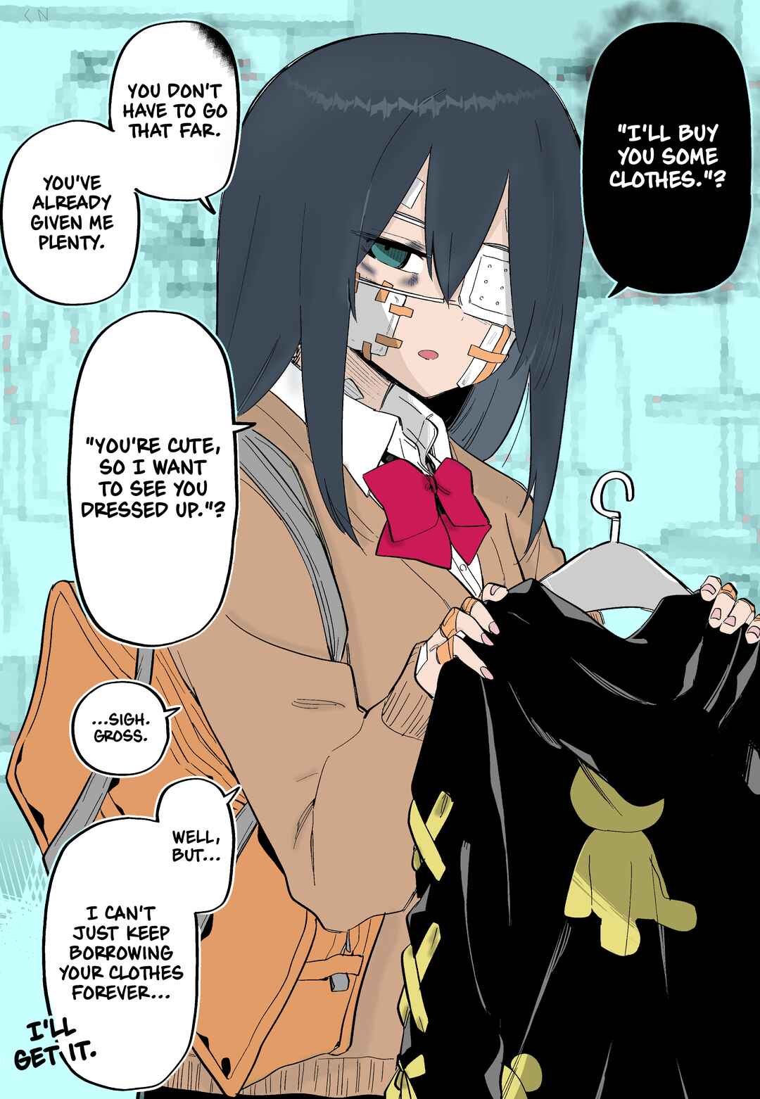 Page 1 Chapter 24 Azadarake no Classmate ga Shinpai de (Fan Colored)
