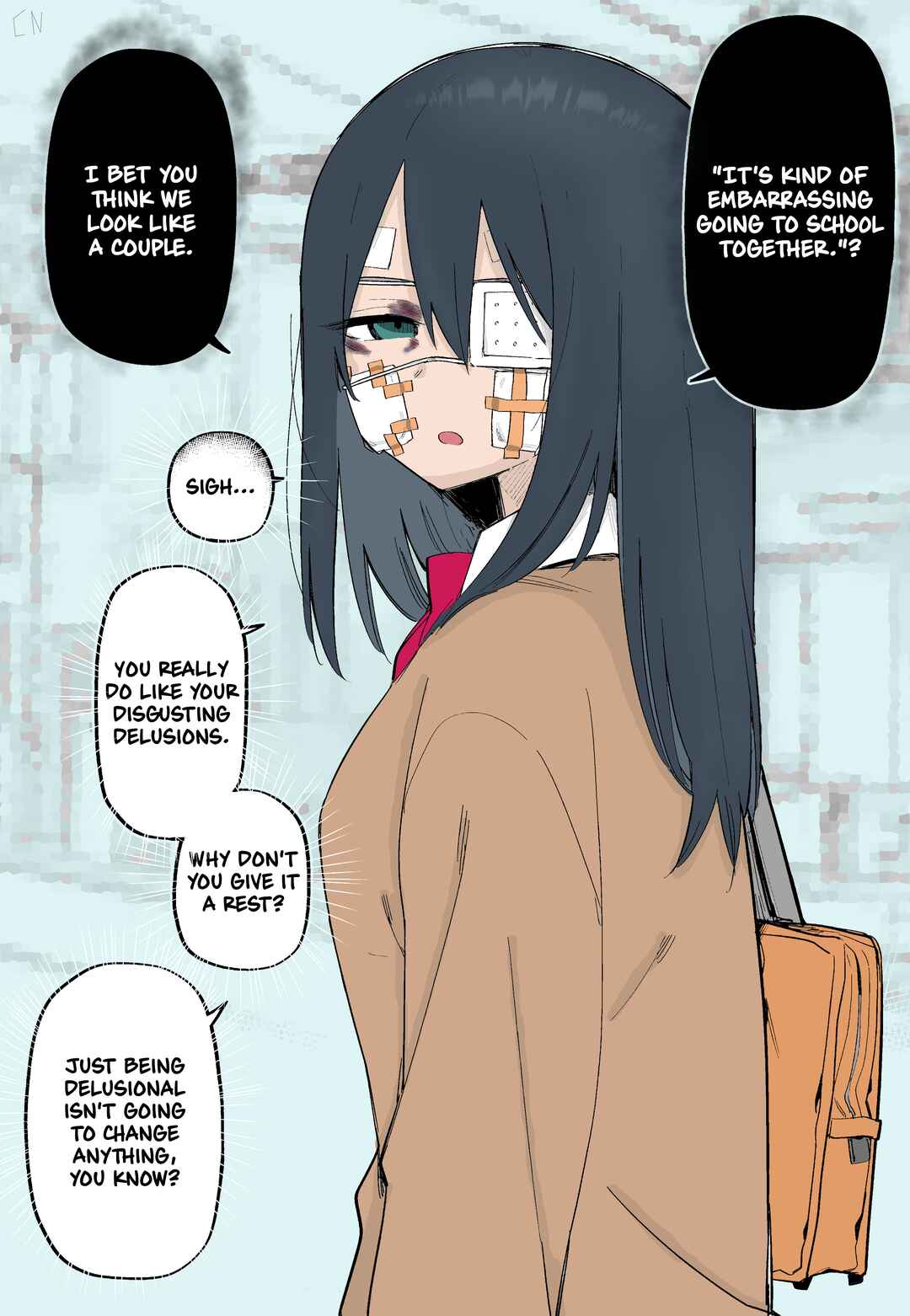 Page 1 Chapter 21 Azadarake no Classmate ga Shinpai de (Fan Colored)
