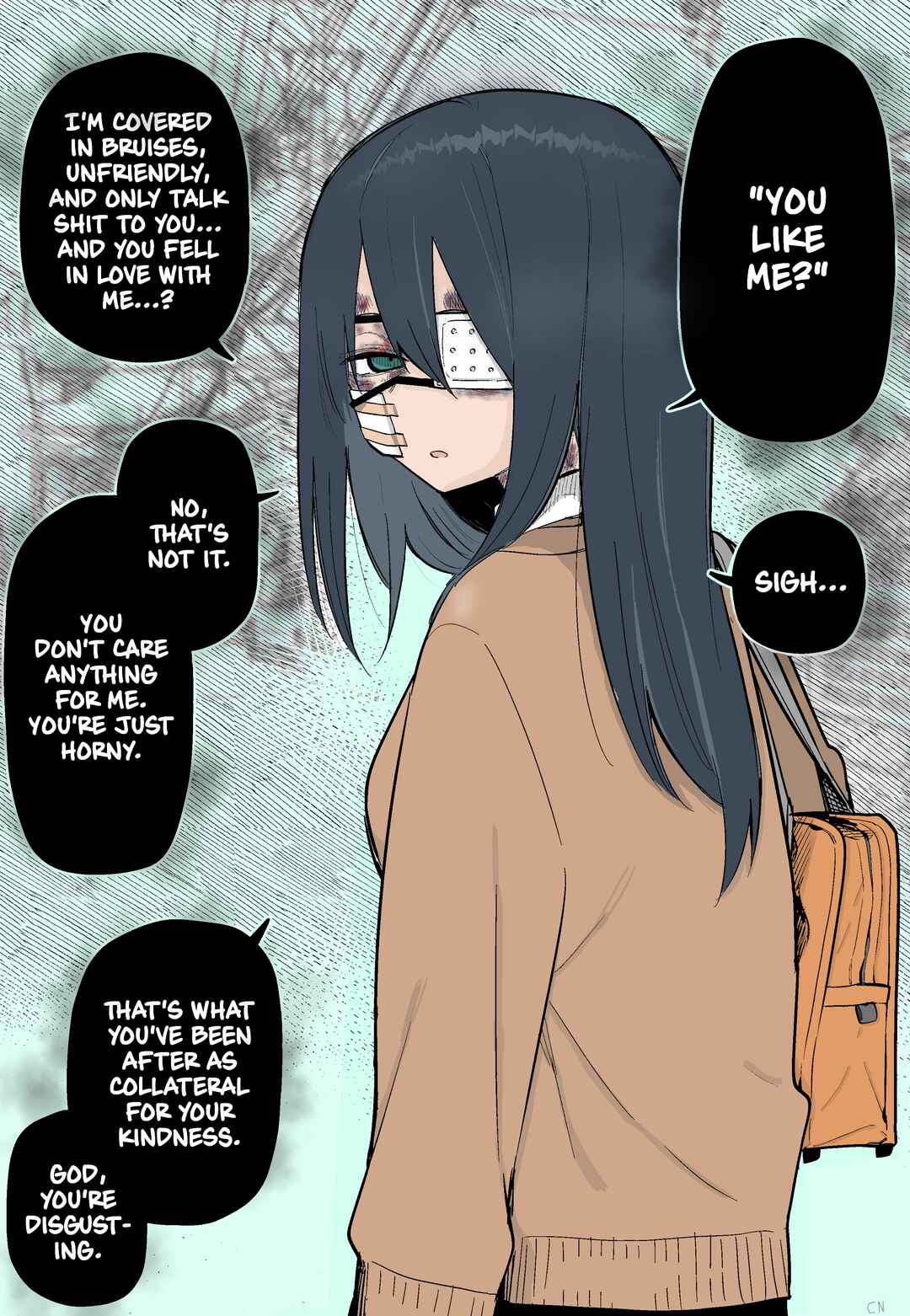 Page 1 Chapter 9 Azadarake no Classmate ga Shinpai de (Fan Colored)