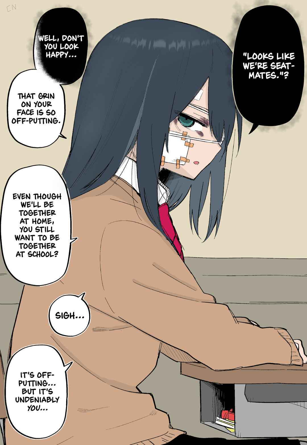 Page 1 Chapter 22 Azadarake no Classmate ga Shinpai de (Fan Colored)
