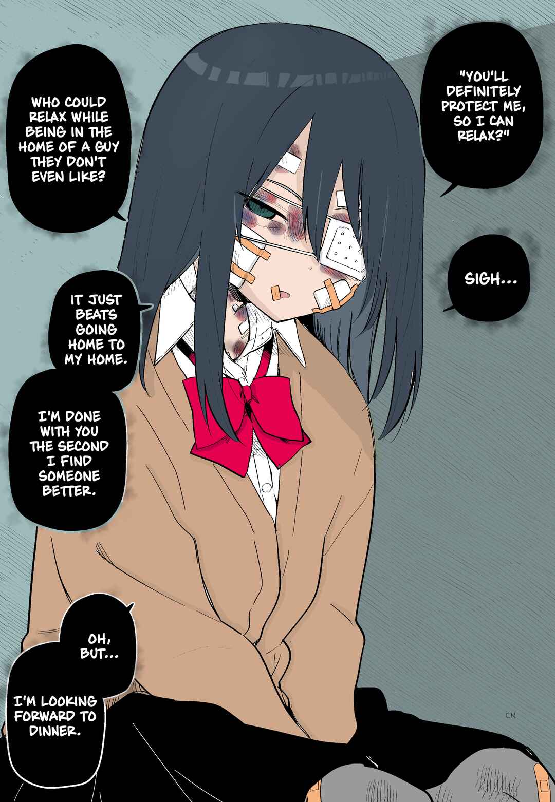 Page 1 Chapter 12 Azadarake no Classmate ga Shinpai de (Fan Colored)