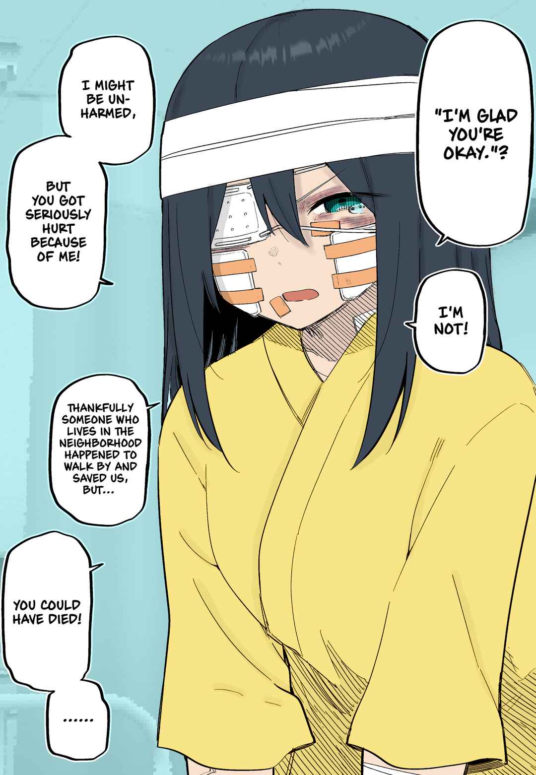 Page 1 Chapter 35 Azadarake no Classmate ga Shinpai de (Fan Colored)