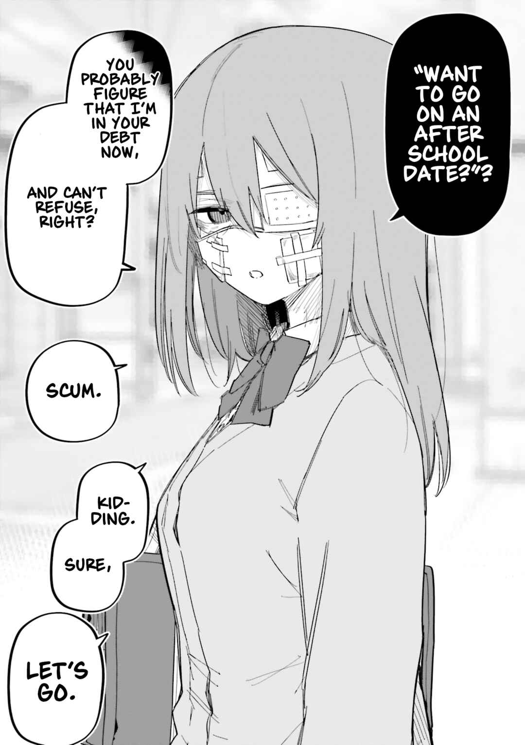 Page 1 Chapter 23.5 Azadarake no Classmate ga Shinpai de