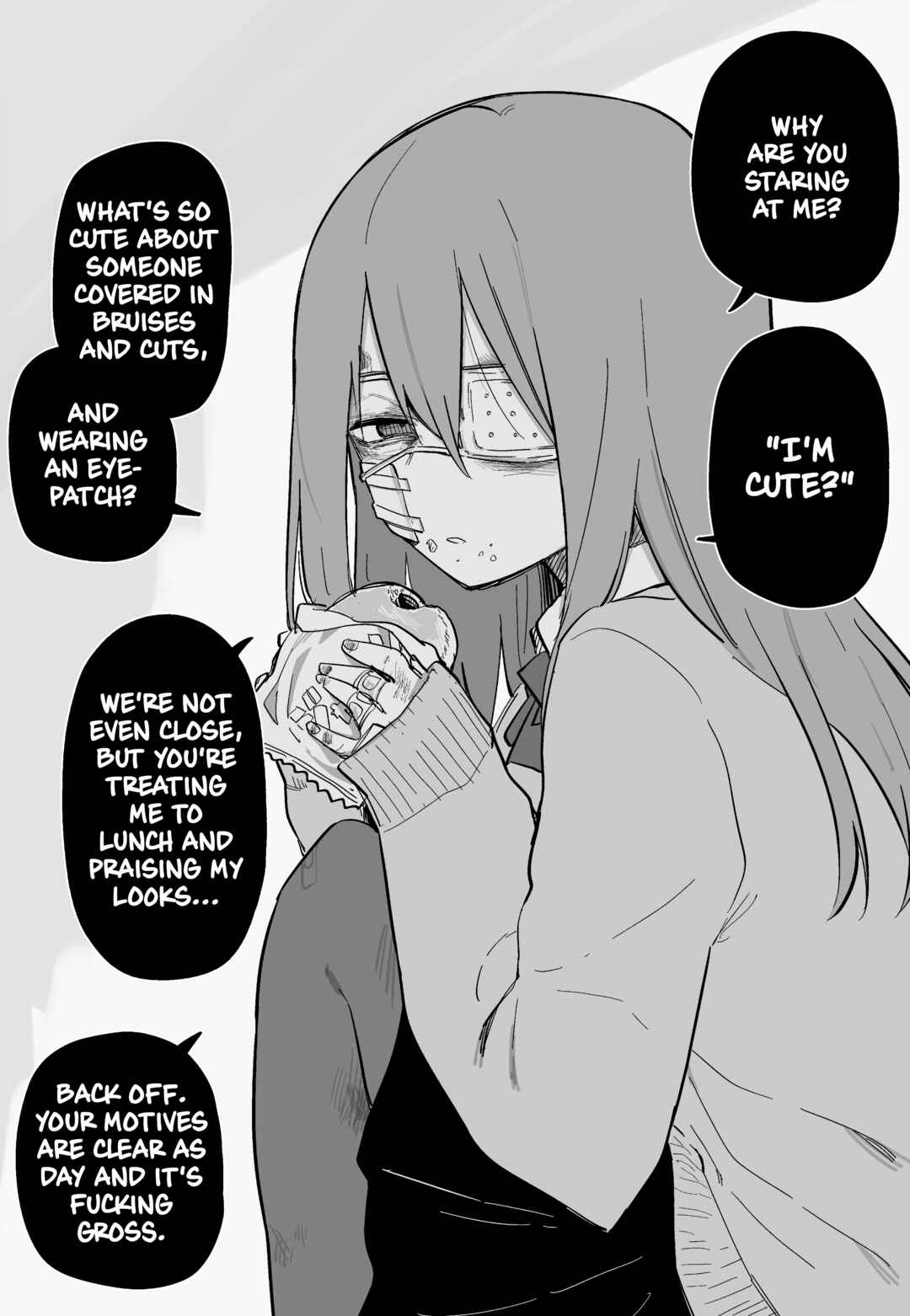Page 1 Chapter 4 Azadarake no Classmate ga Shinpai de