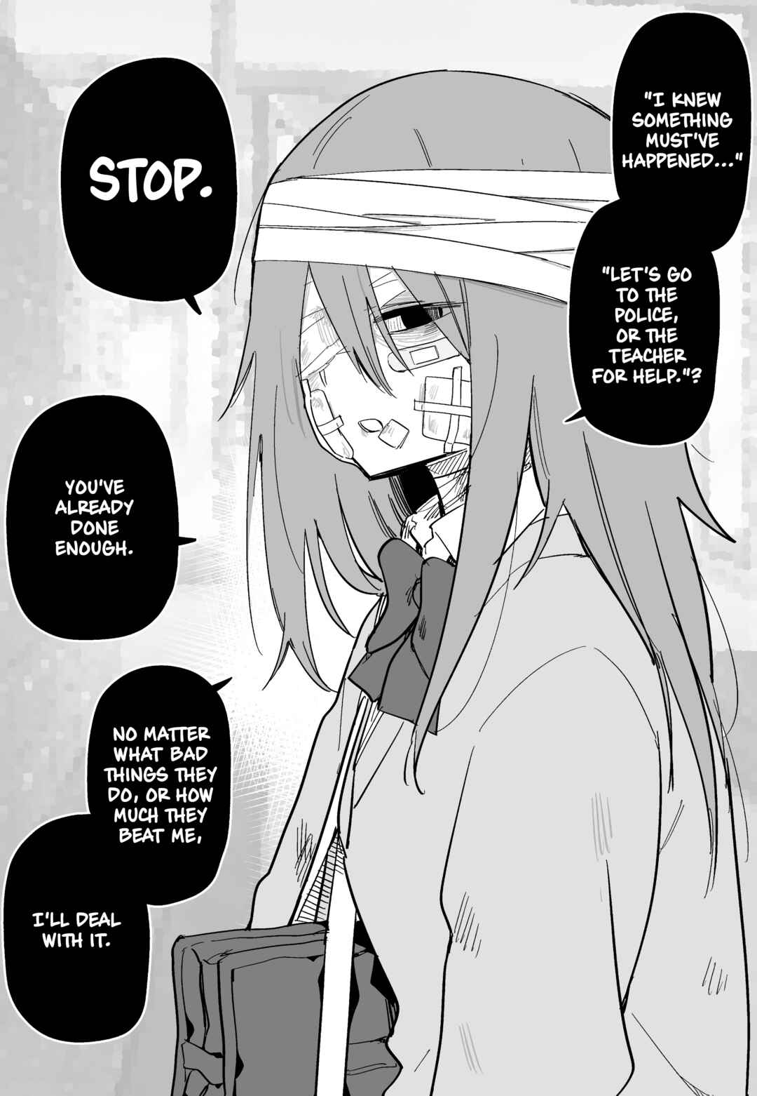 Page 1 Chapter 27 Azadarake no Classmate ga Shinpai de