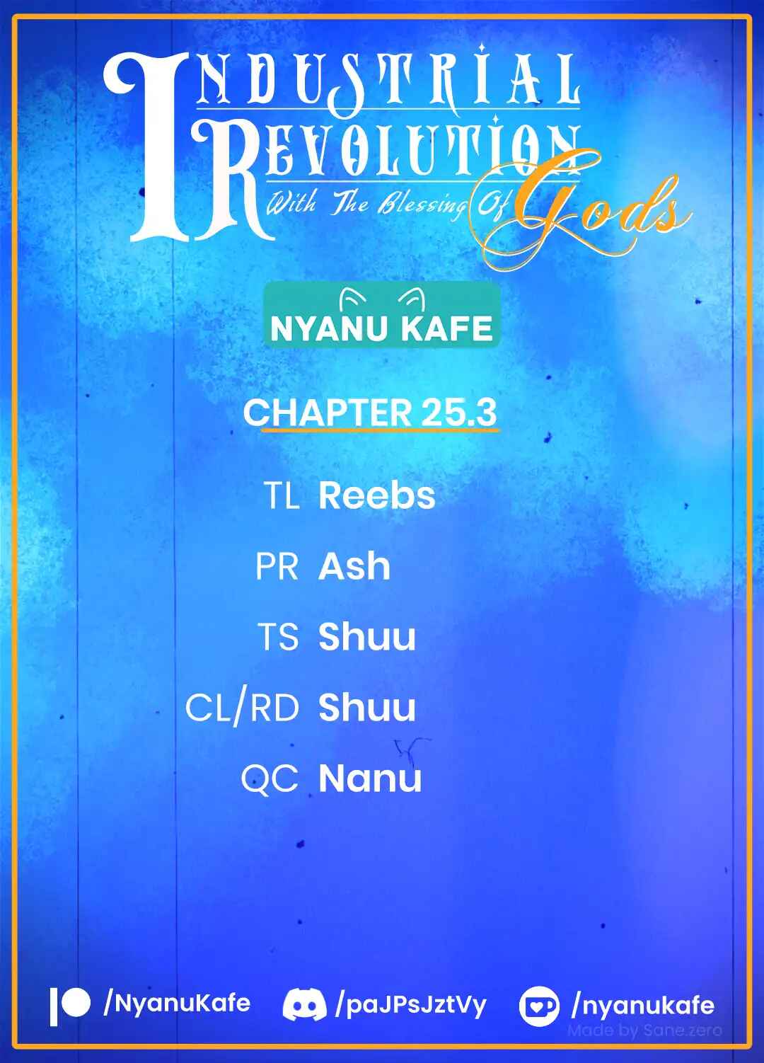 Page 1 Chapter 25.3 Kamigami no Kago de Seisan Kakumei ~Isekai no Katasumi de Mattari Slow Life Shi Tetara, Naze ka Tasaina Jinzai ga Atsumatte Saikyou Kokka ga Dekitemashita~