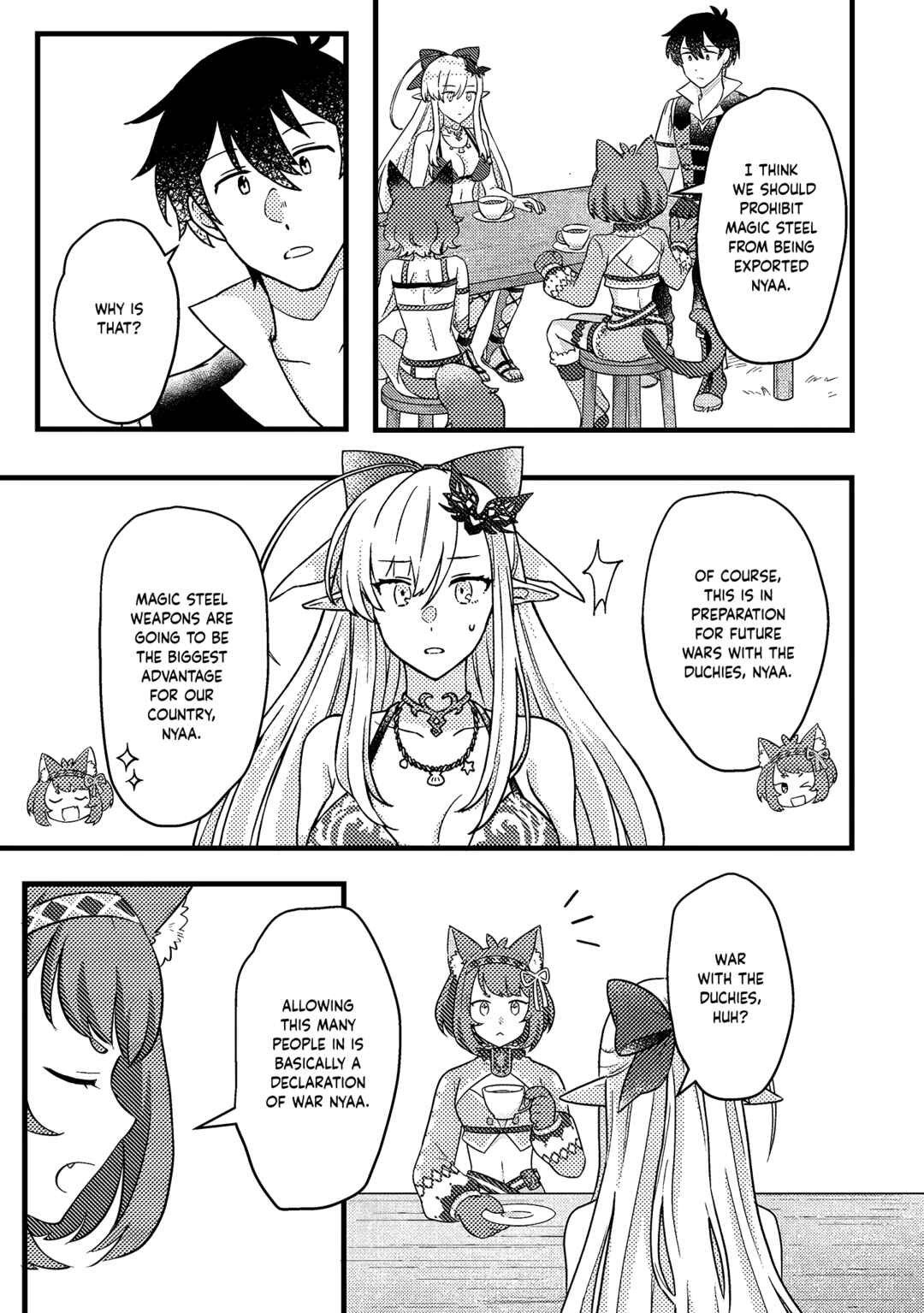 Page 4 Chapter 10.2 Kamigami no Kago de Seisan Kakumei ~Isekai no Katasumi de Mattari Slow Life Shi Tetara, Naze ka Tasaina Jinzai ga Atsumatte Saikyou Kokka ga Dekitemashita~