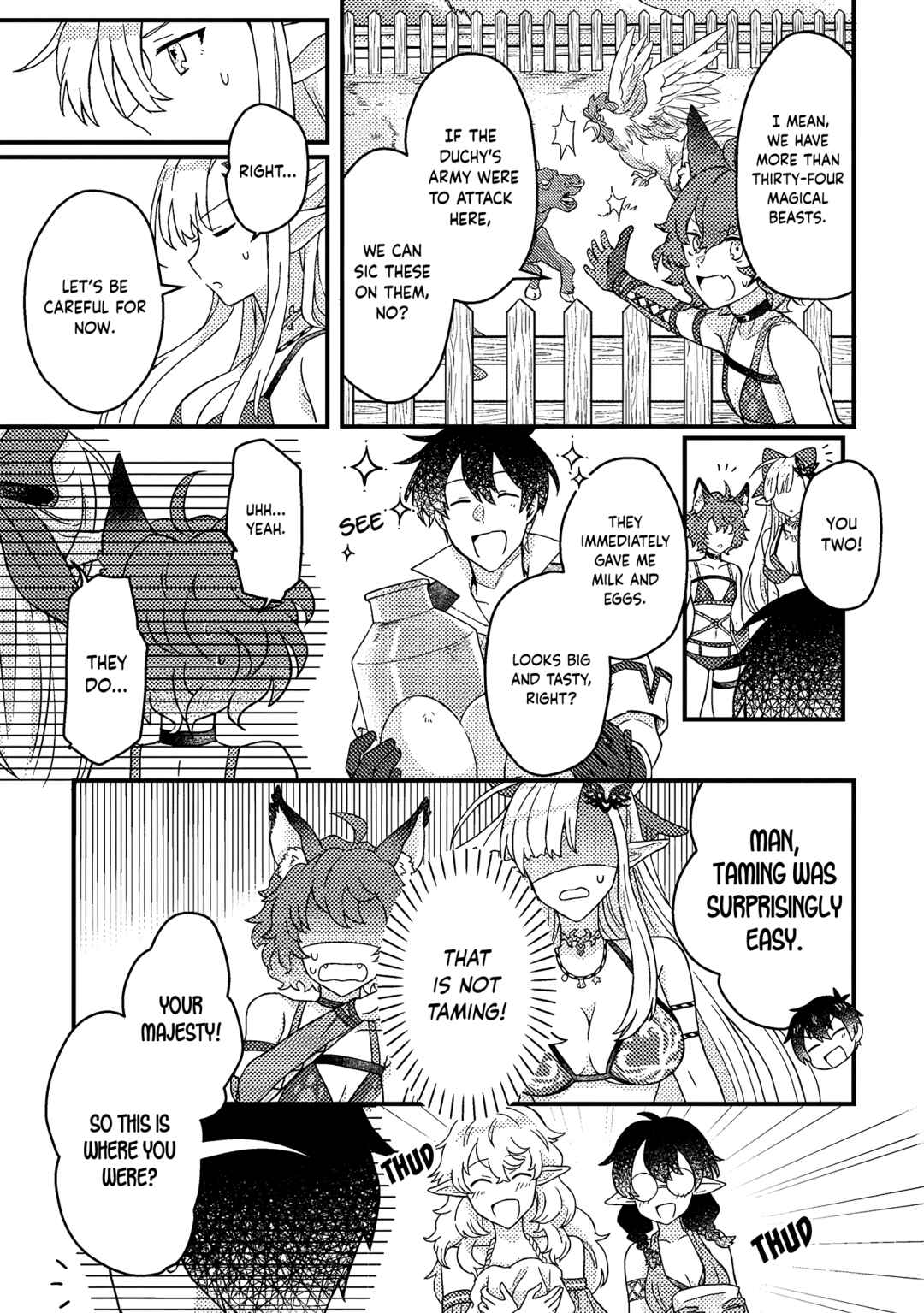 Page 4 Chapter 8.2 Kamigami no Kago de Seisan Kakumei ~Isekai no Katasumi de Mattari Slow Life Shi Tetara, Naze ka Tasaina Jinzai ga Atsumatte Saikyou Kokka ga Dekitemashita~