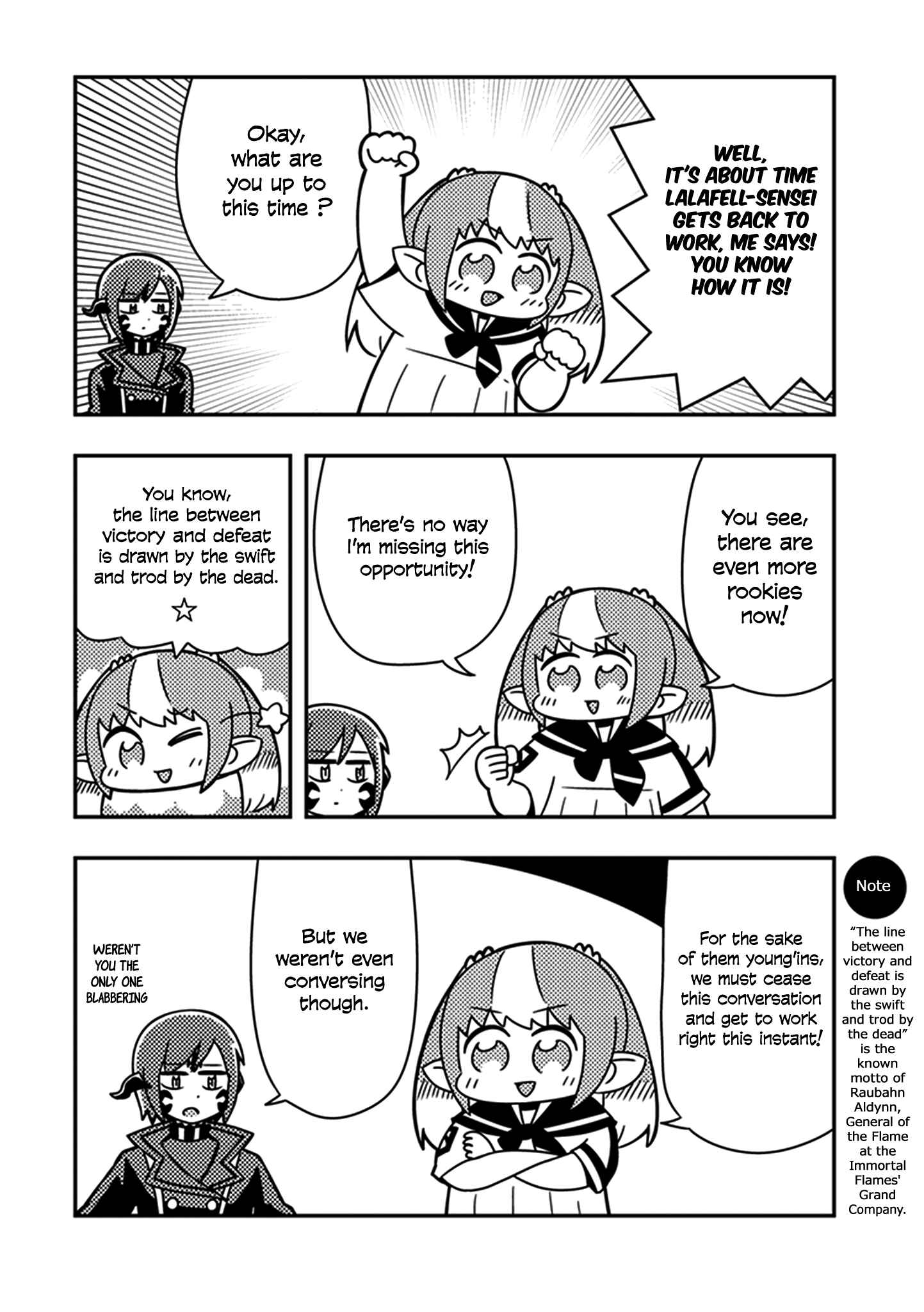 Page 6 Chapter 5 Final Fantasy XIV - Lalafell-sensei Will Teach You!