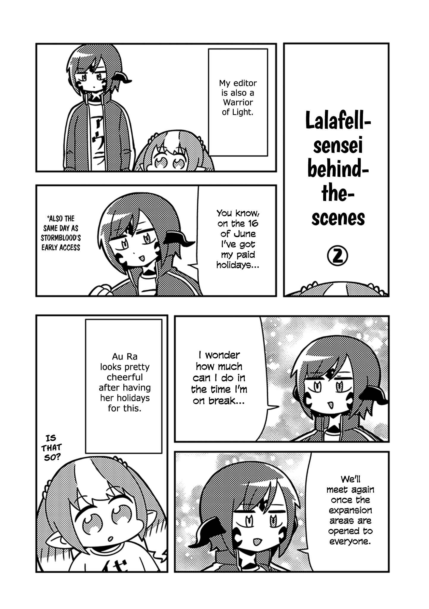 Page 4 Chapter 6.2 Final Fantasy XIV - Lalafell-sensei Will Teach You!