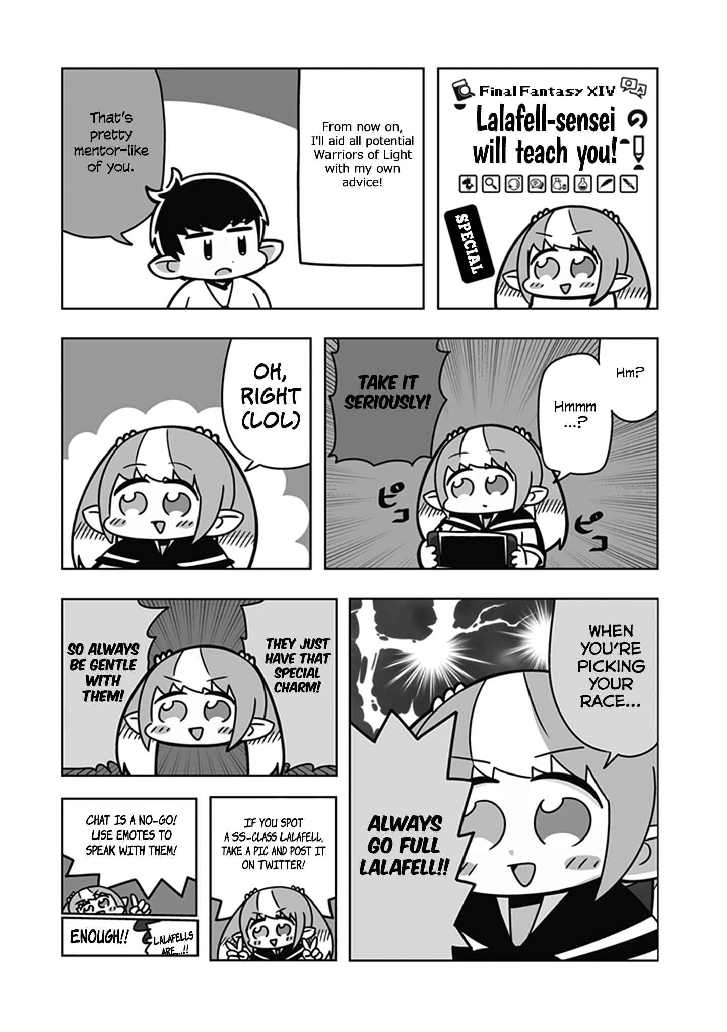 Page 8 Chapter 6.2 Final Fantasy XIV - Lalafell-sensei Will Teach You!