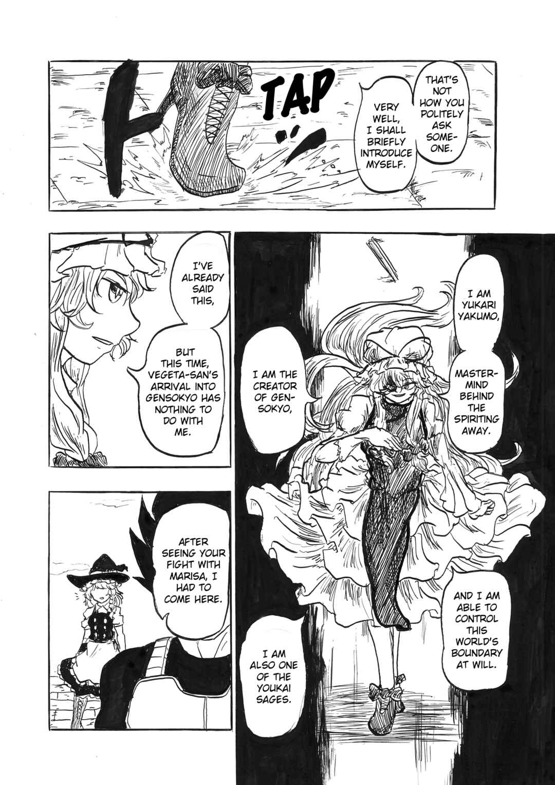 Page 4 Chapter 3 Touhou & Dragon Ball - EAST VEGETA (Doujinshi)