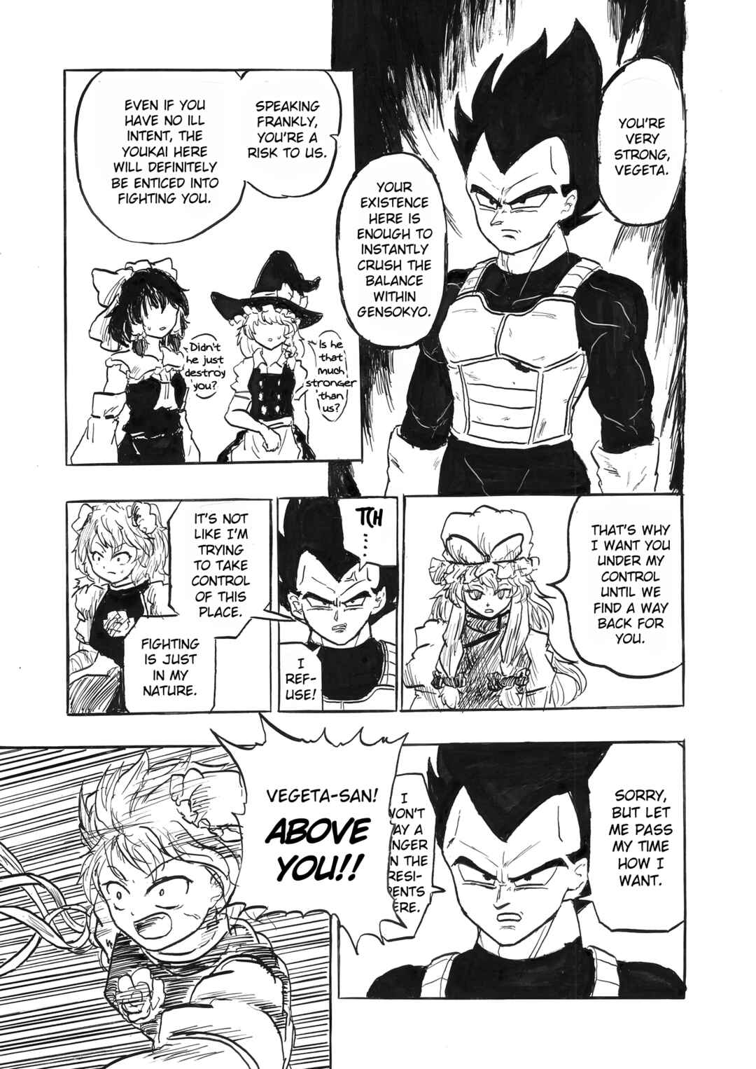 Page 5 Chapter 3 Touhou & Dragon Ball - EAST VEGETA (Doujinshi)