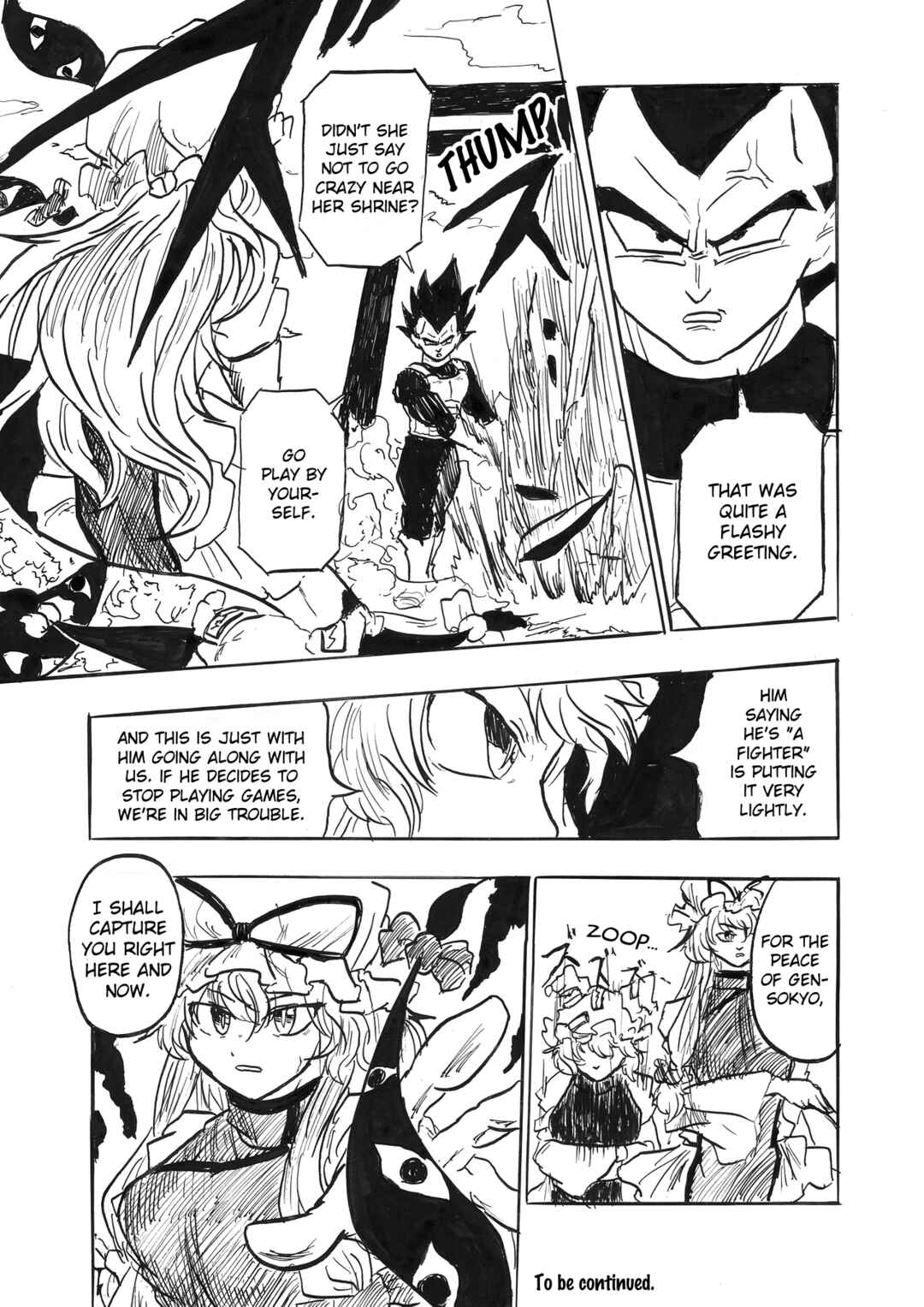 Page 9 Chapter 3 Touhou & Dragon Ball - EAST VEGETA (Doujinshi)