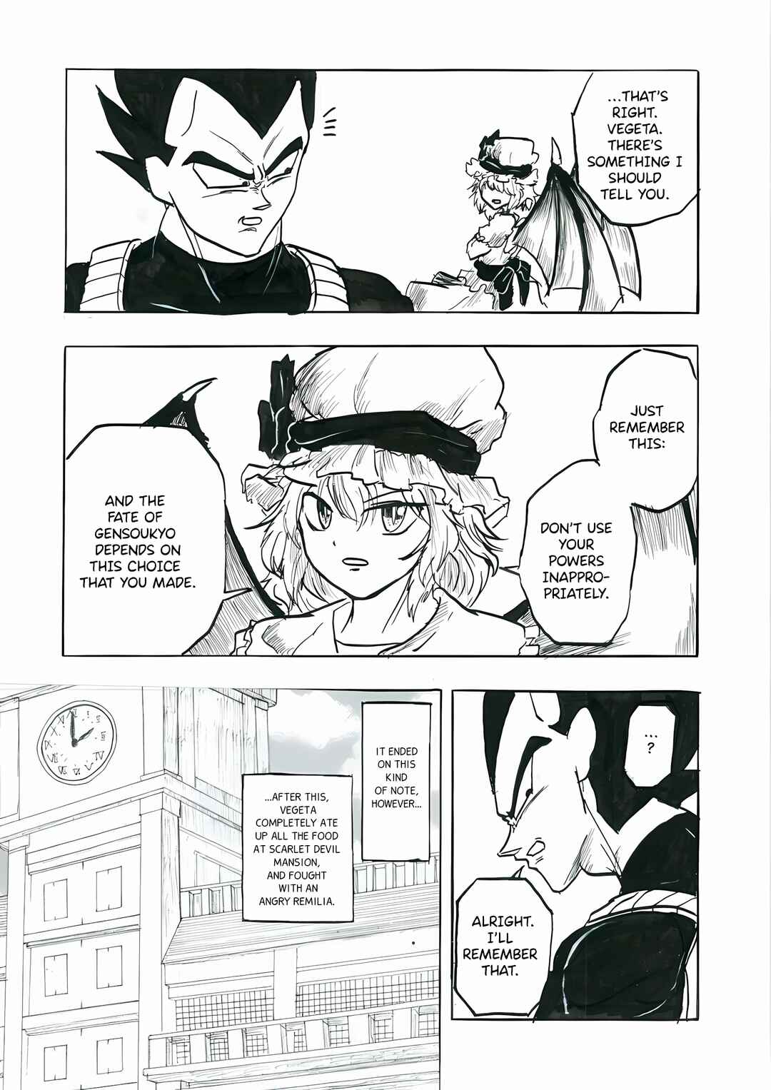 Page 8 Chapter 8 Touhou & Dragon Ball - EAST VEGETA (Doujinshi)