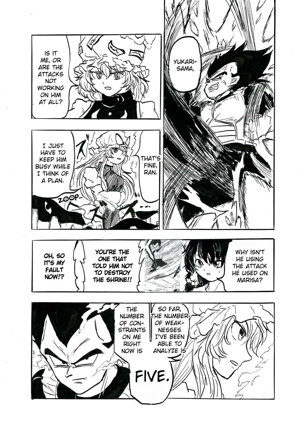 Page 4 Chapter 4 Touhou & Dragon Ball - EAST VEGETA (Doujinshi)